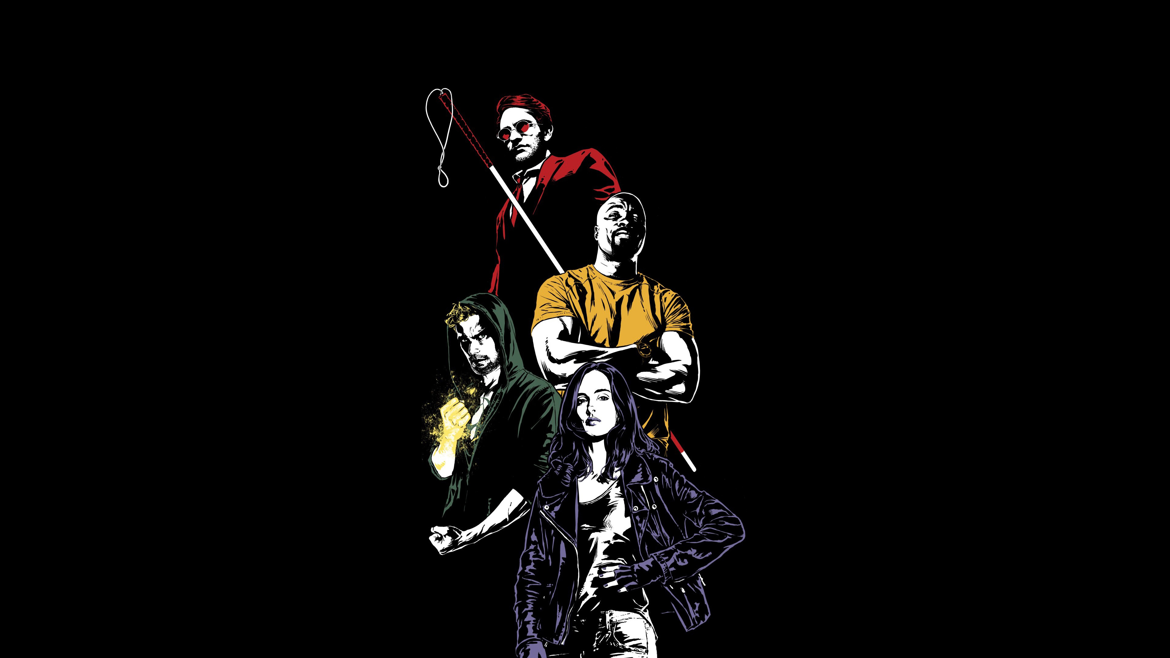 Defenders Tv Show Cartoon Artwork Wallpapers