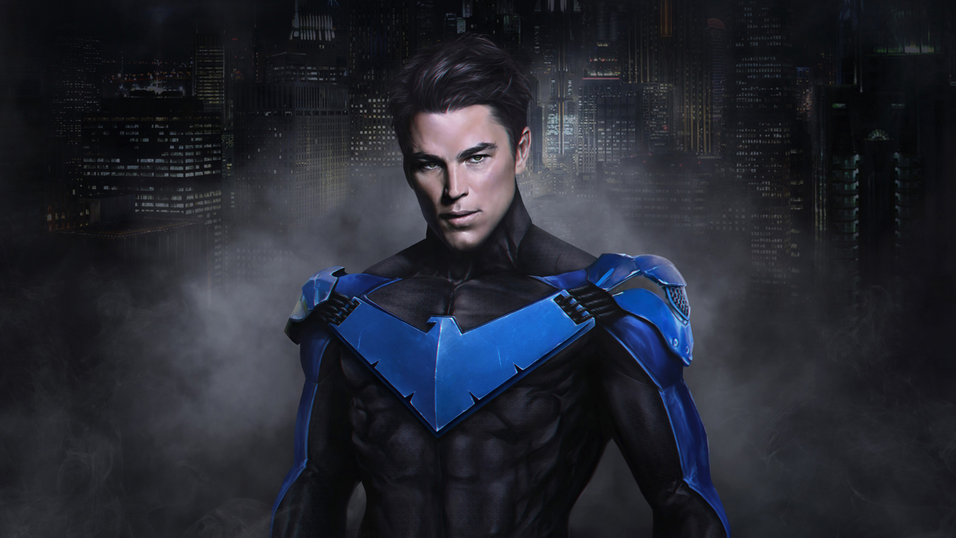 Dick Grayson As Nightwing In Titans Wallpapers