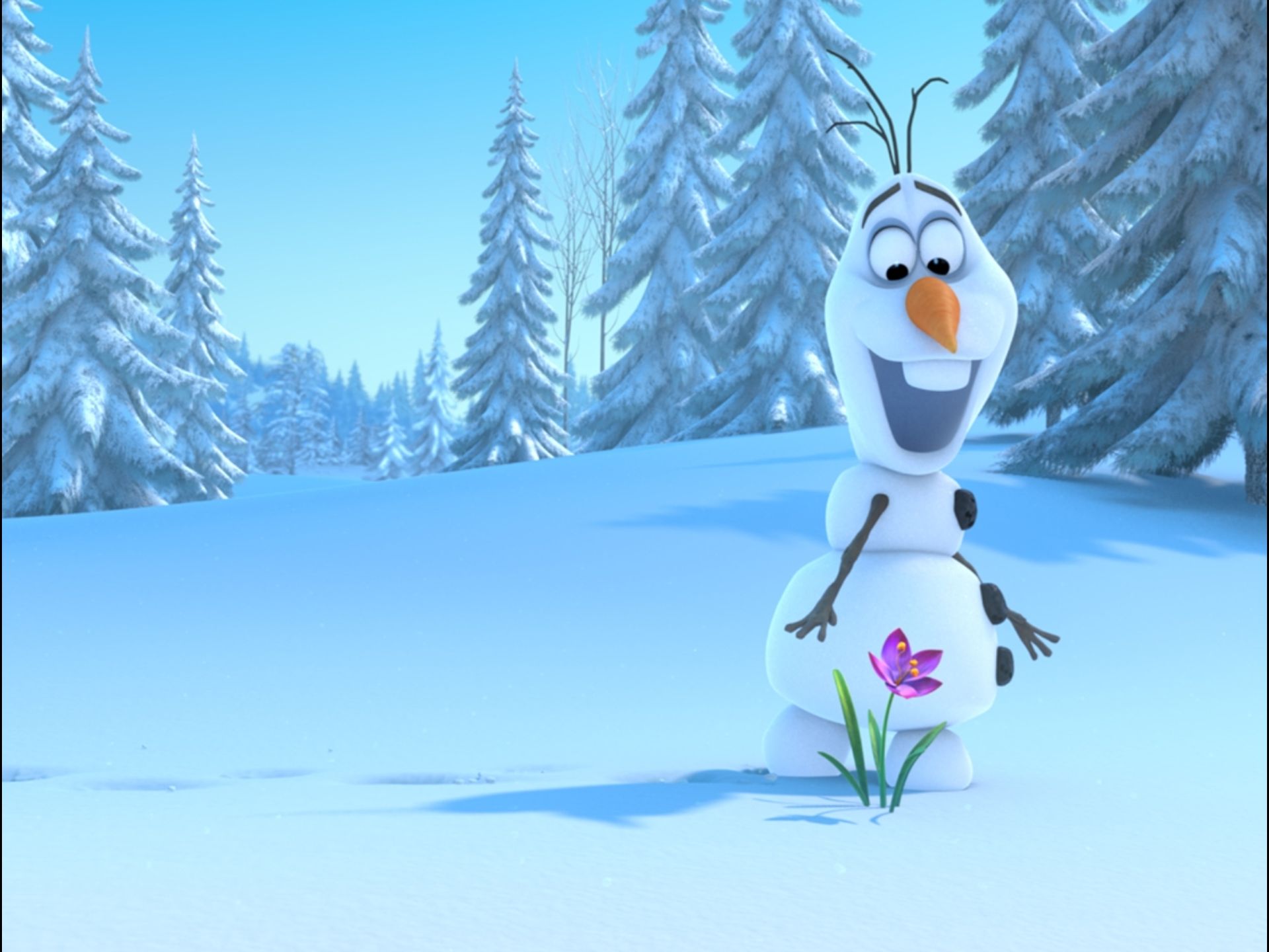 Disney At Home With Olaf Wallpapers