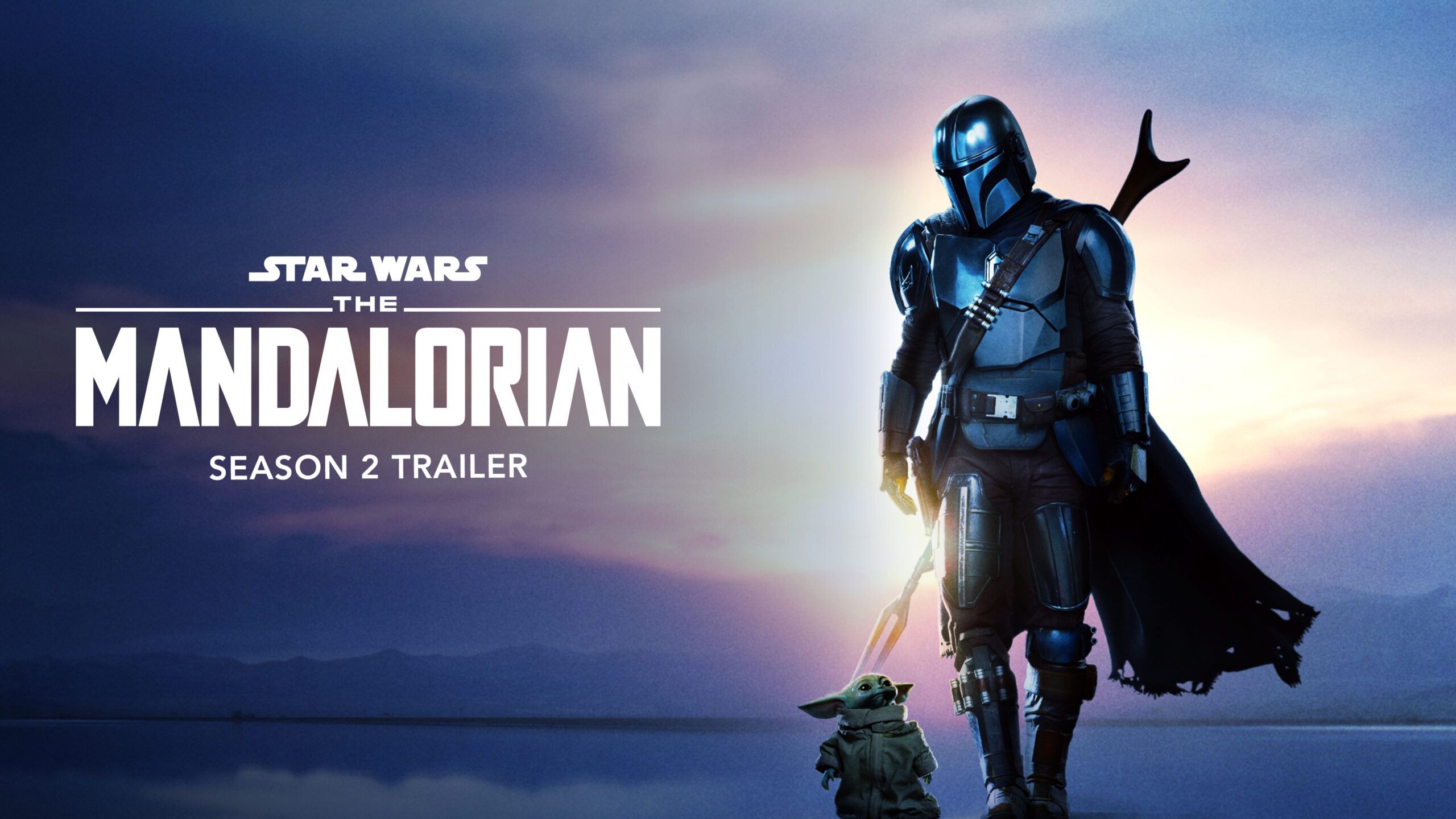 Disney Baby Yoda And The Mandalorian Poster Wallpapers