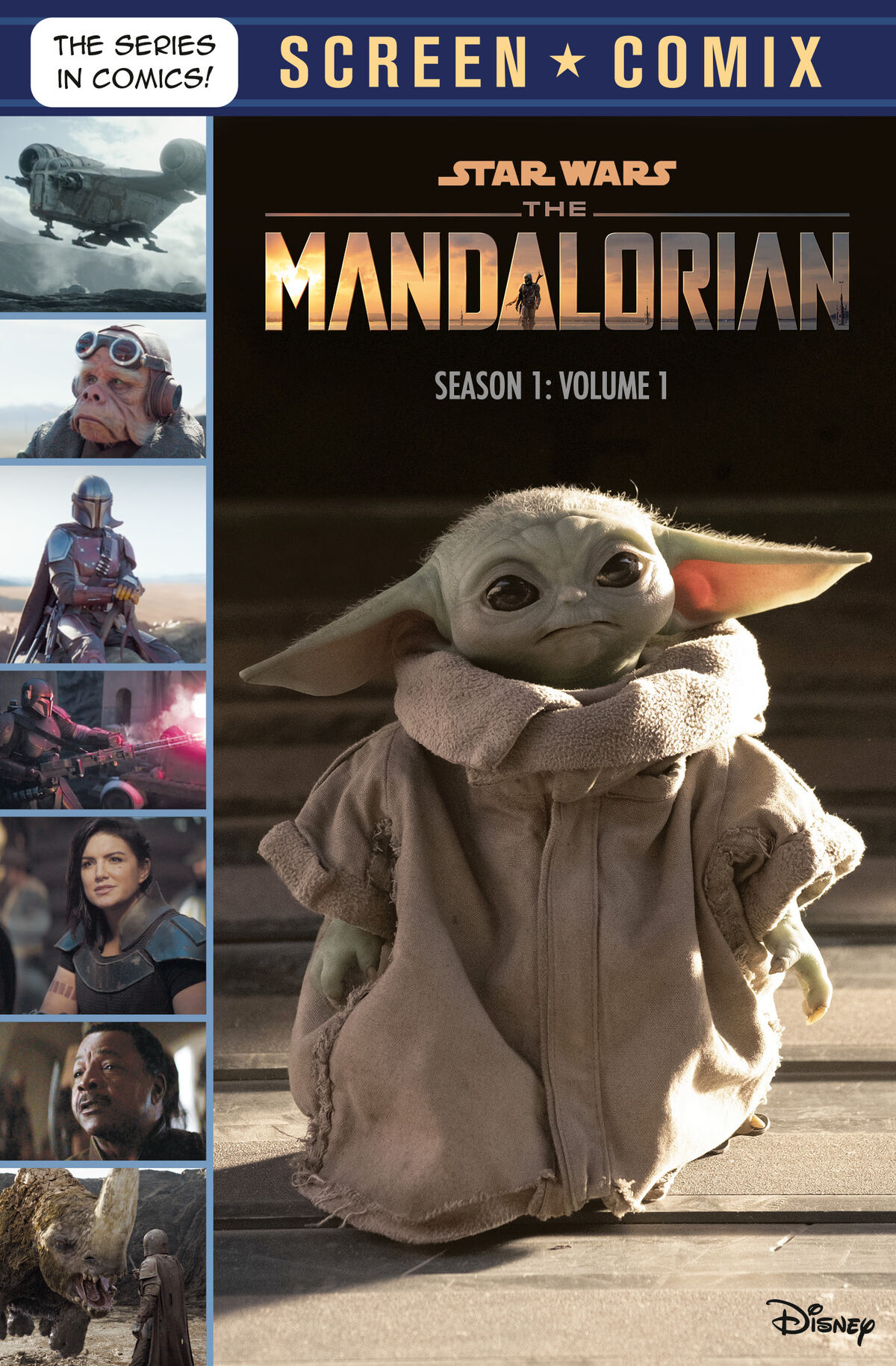 Disney Baby Yoda And The Mandalorian Poster Wallpapers