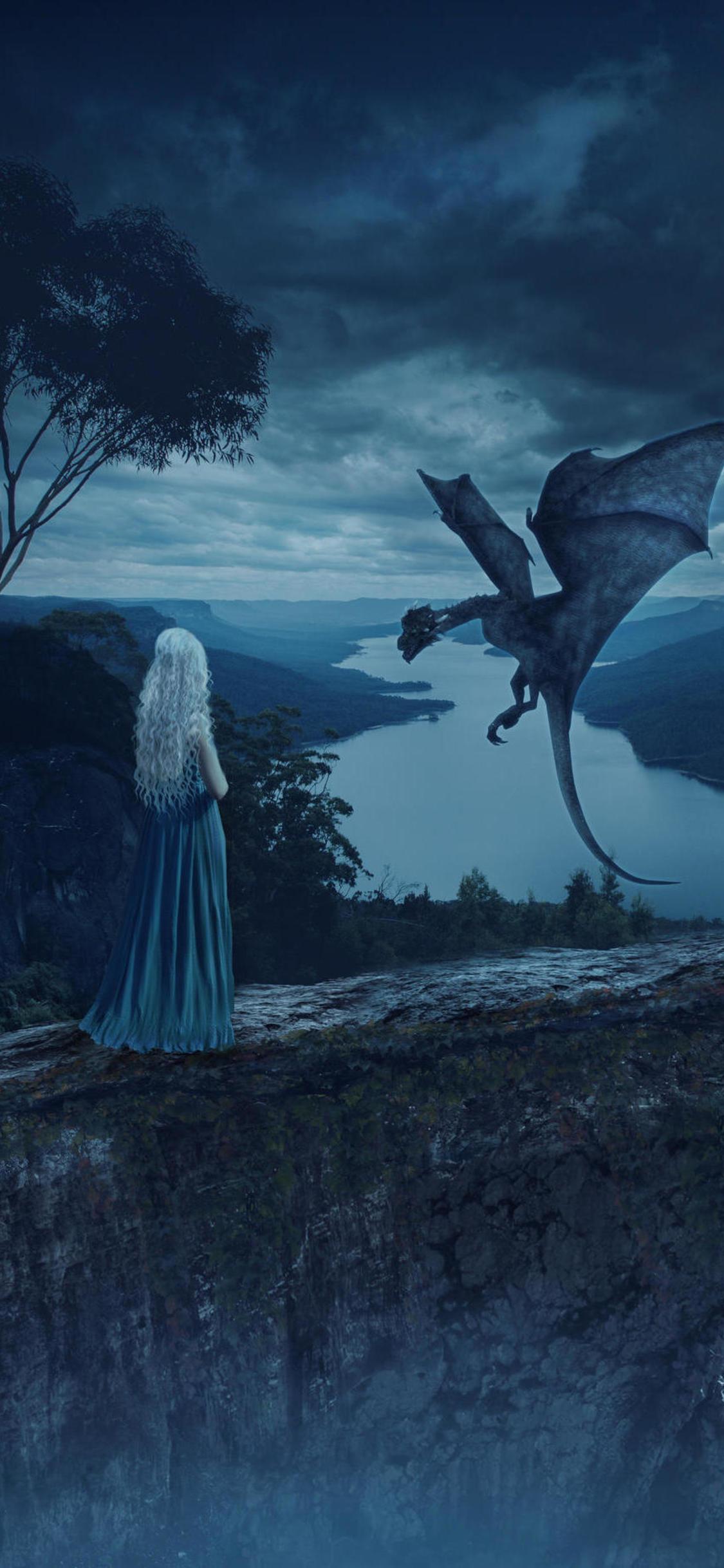 Dragons Above Cloud Game Of Throne Season 8 Wallpapers