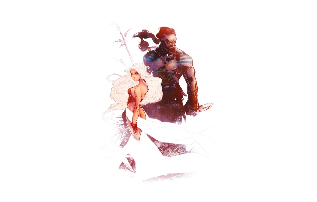 Drogo And Daenerys Art Wallpapers