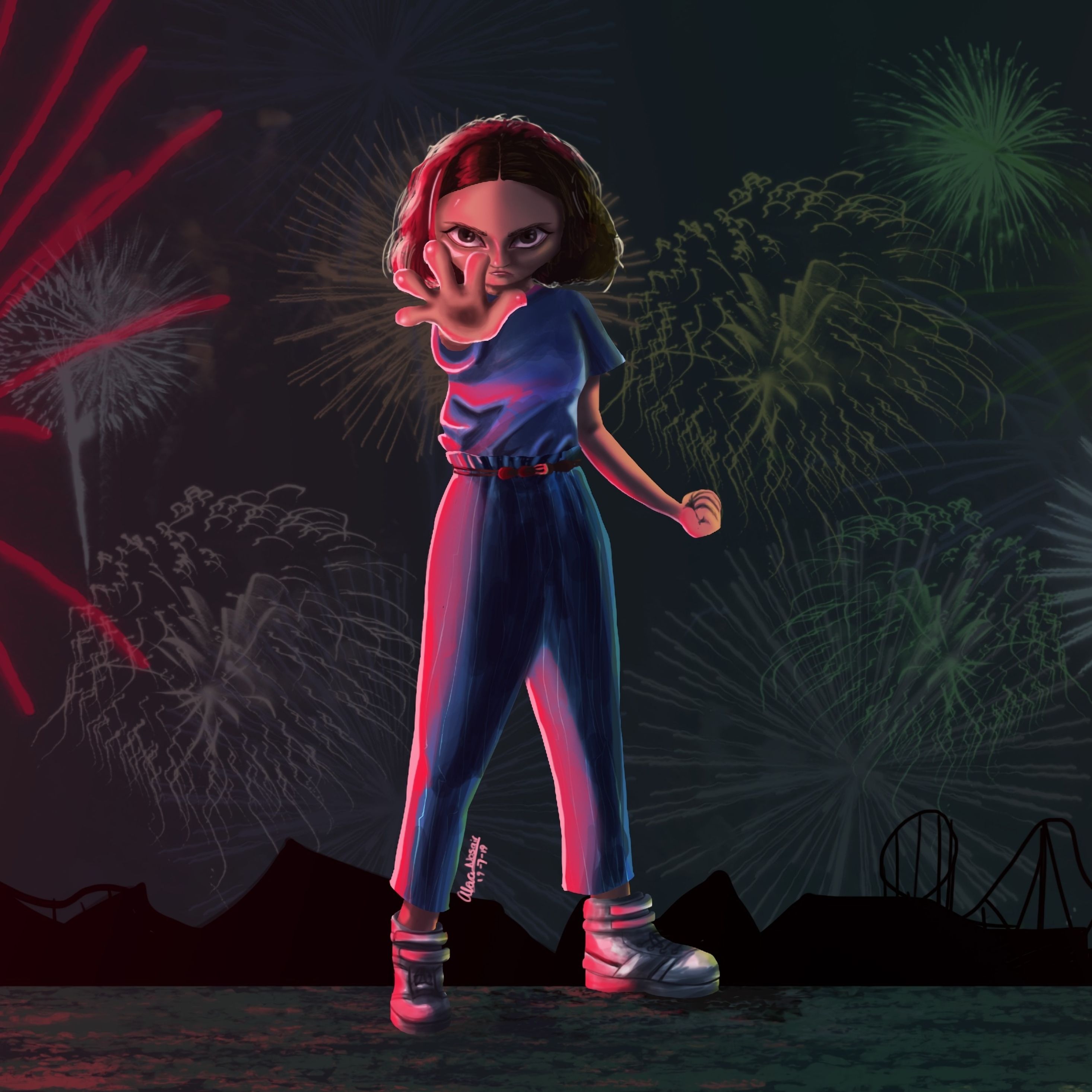 Eleven Stranger Things Art Wallpapers