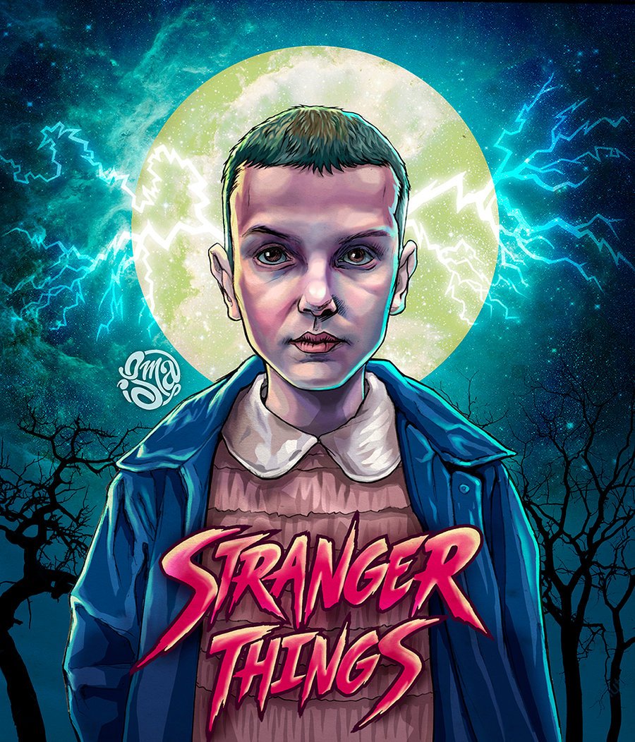 Eleven Stranger Things Artwork Wallpapers