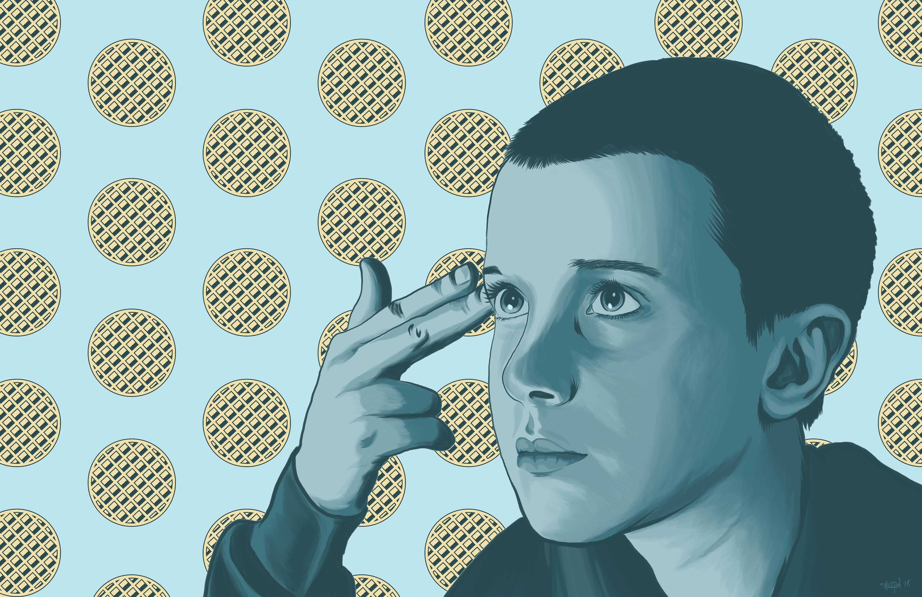 Eleven Stranger Things Artwork Wallpapers