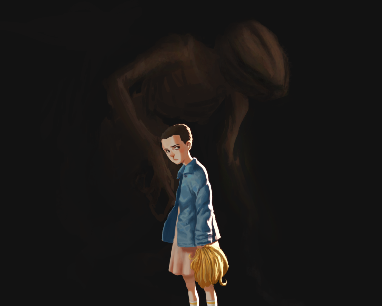 Eleven Stranger Things Artwork Wallpapers