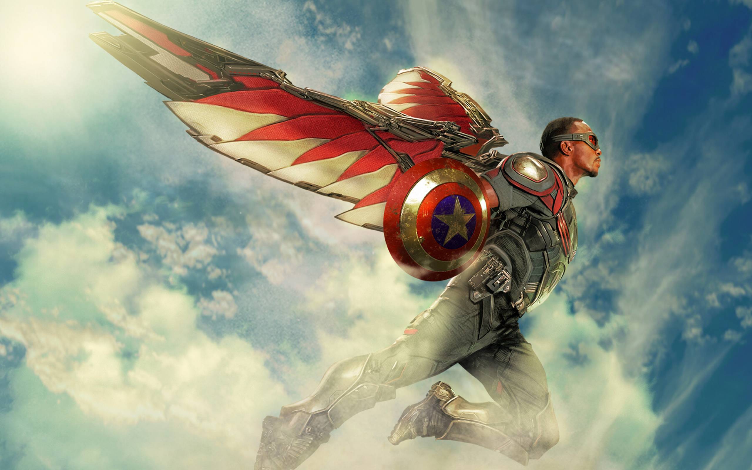 Falcon As Captain America Art Wallpapers