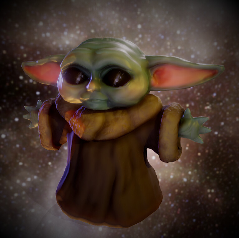 Fan Art Baby Yoda Wallpapers