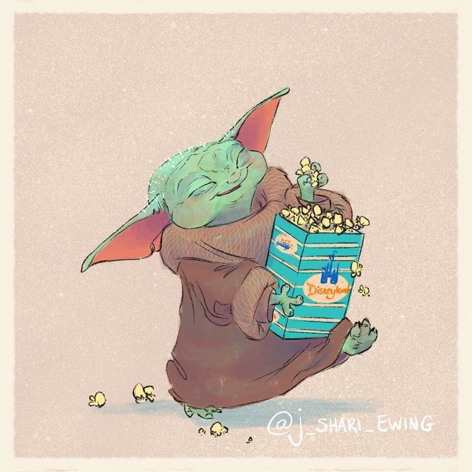 Fan Art Baby Yoda Wallpapers