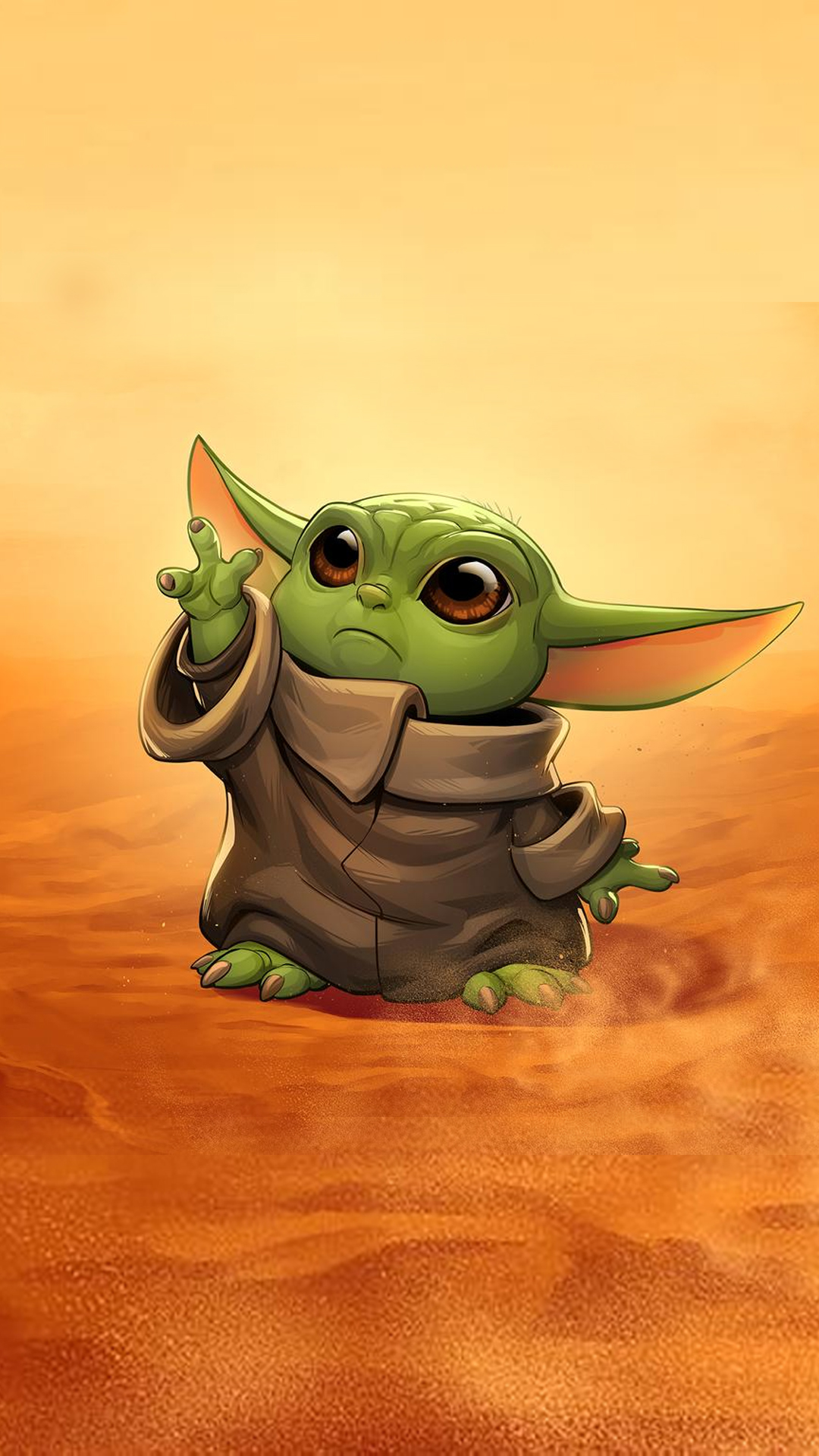 Fan Art Baby Yoda Wallpapers