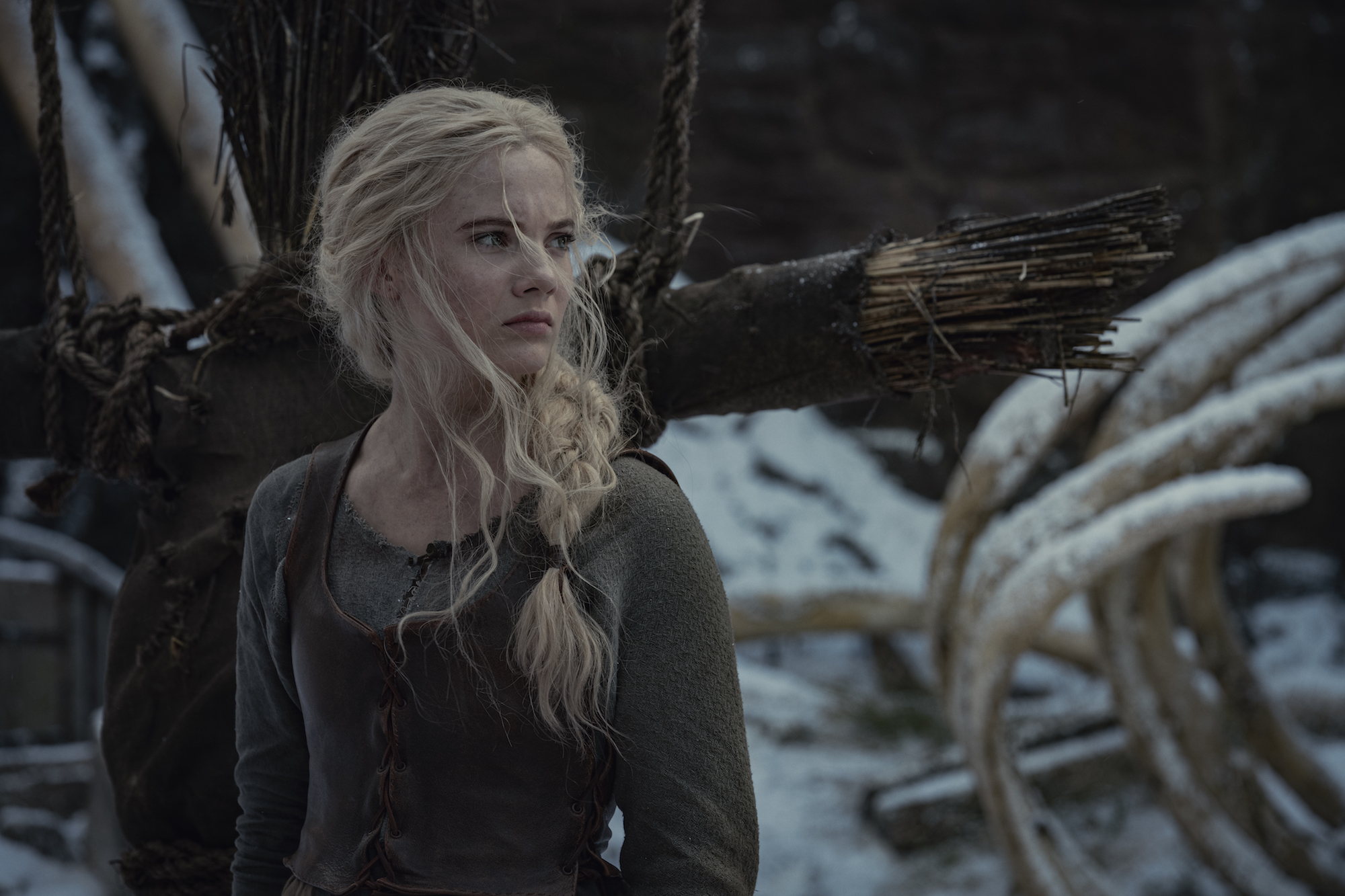 Freya Allan As Ciri In The Witcher Wallpapers