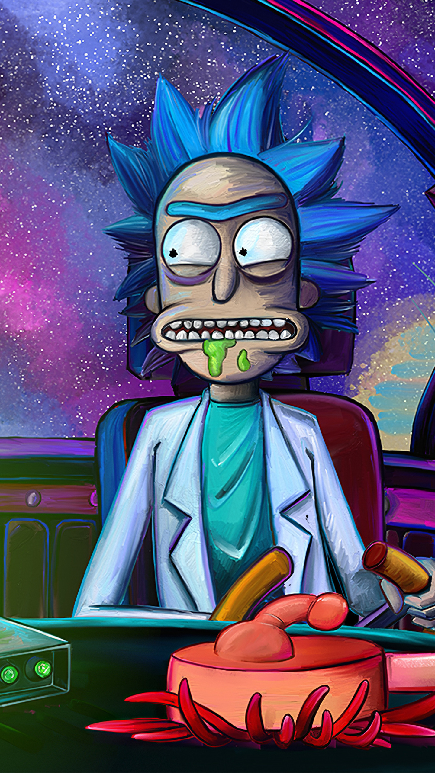 Galaxy Rick And Morty Wallpapers