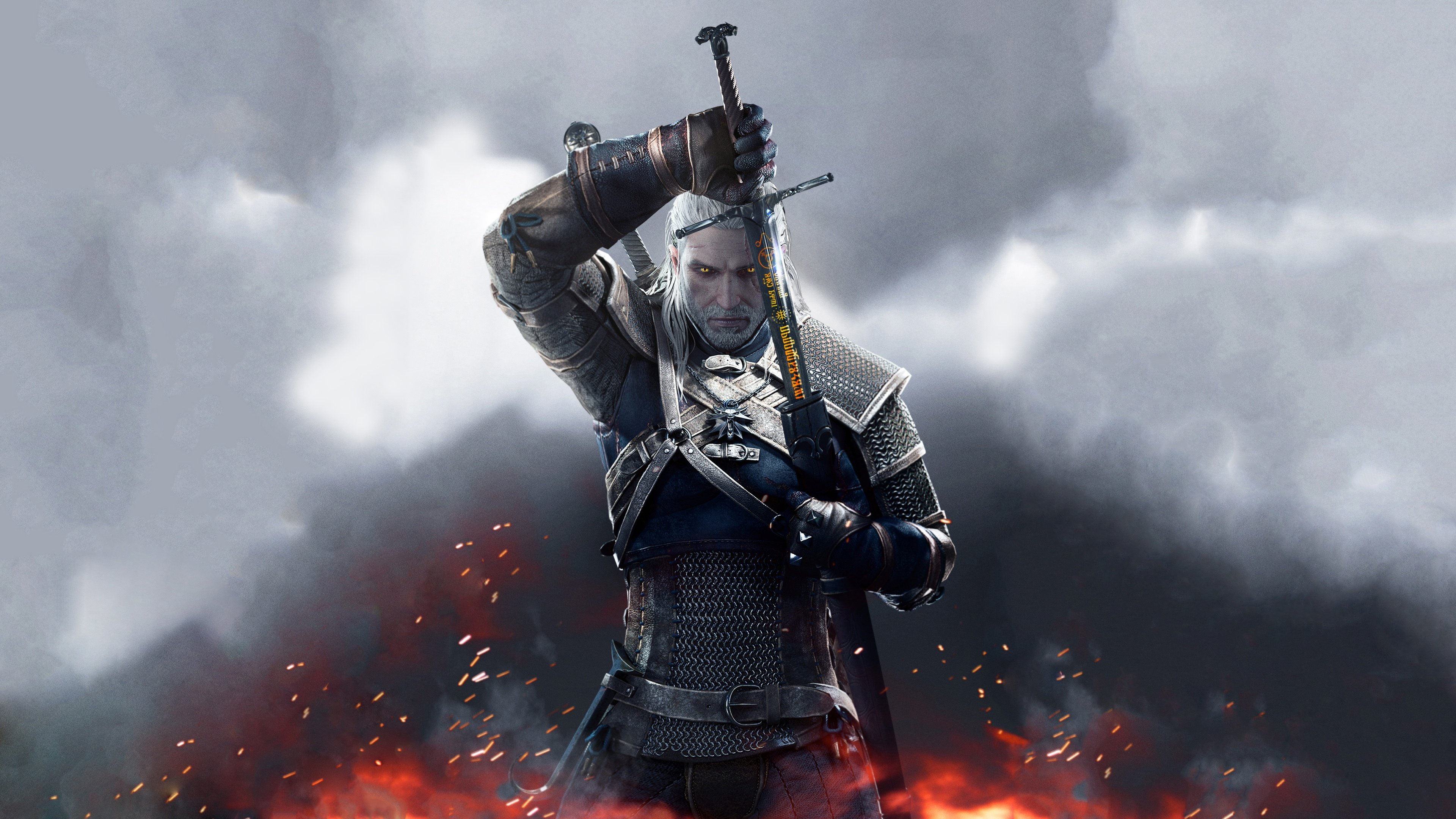 Geralt And Ciri In The Witcher 4K Wallpapers