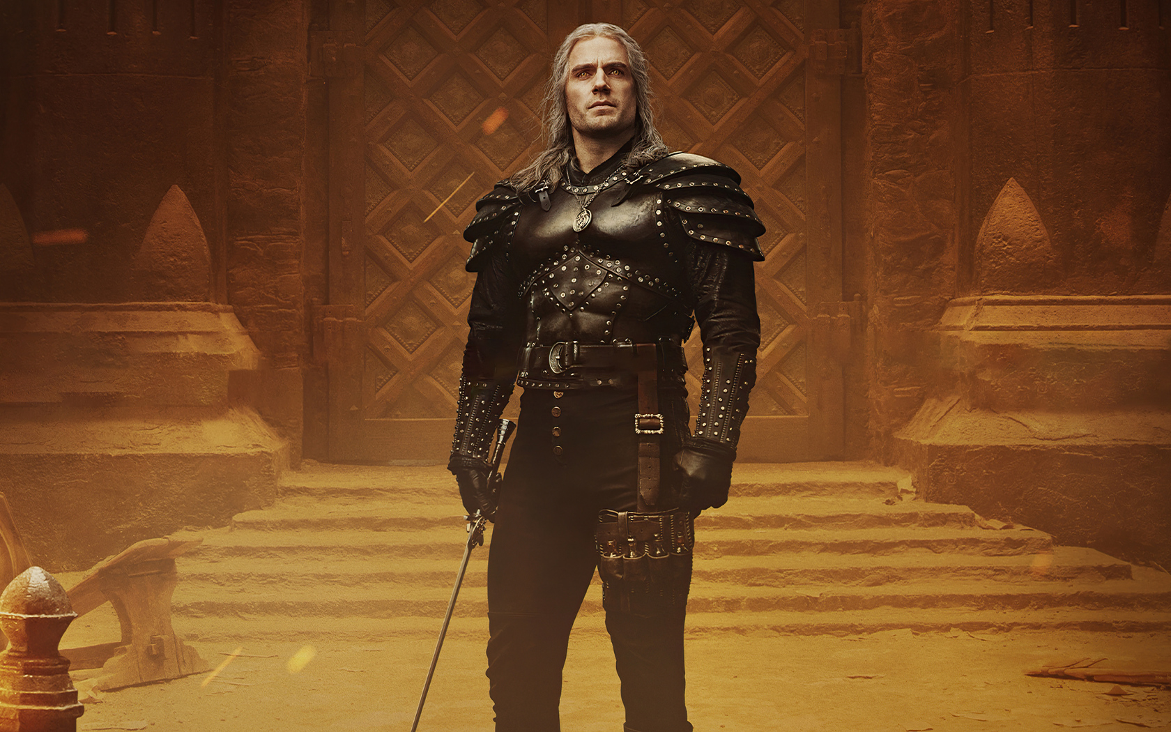 Henry Cavill As Geralt With New Armor In The Witcher 2 Wallpapers
