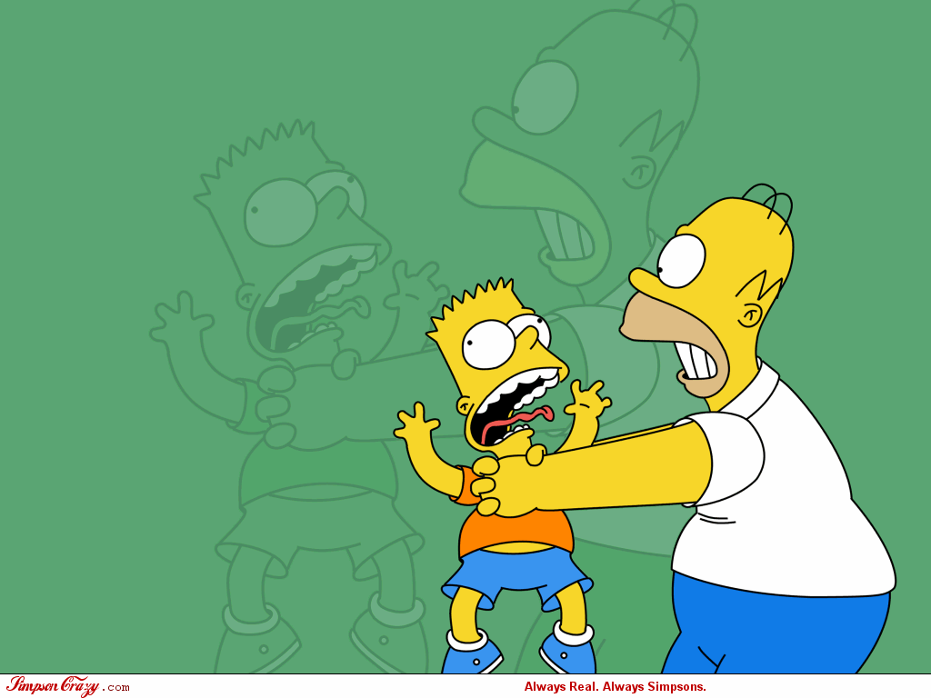 Homer Simpson And Bart Simpson Wallpapers