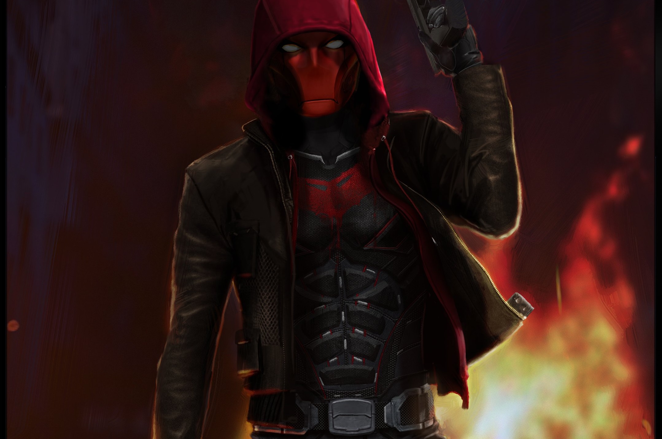 Jason Todd As Red Hood Titans Season 3 Concept Art Wallpapers