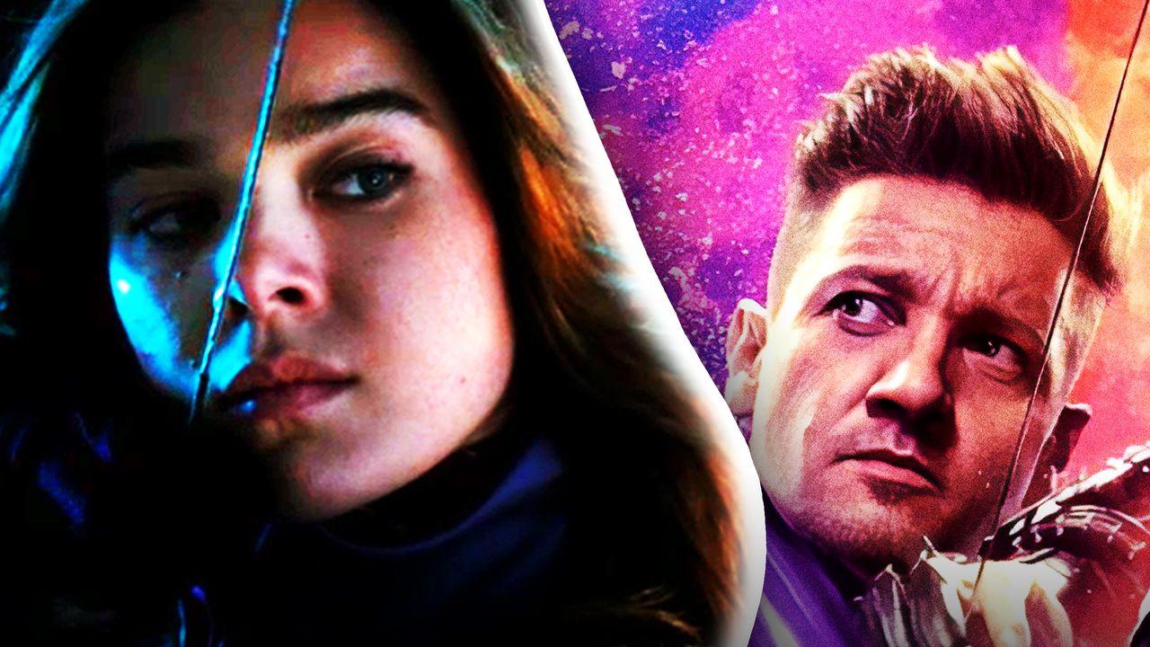 Jeremy Renner And Hailee Steinfeld In Marvels Hawkeye Wallpapers