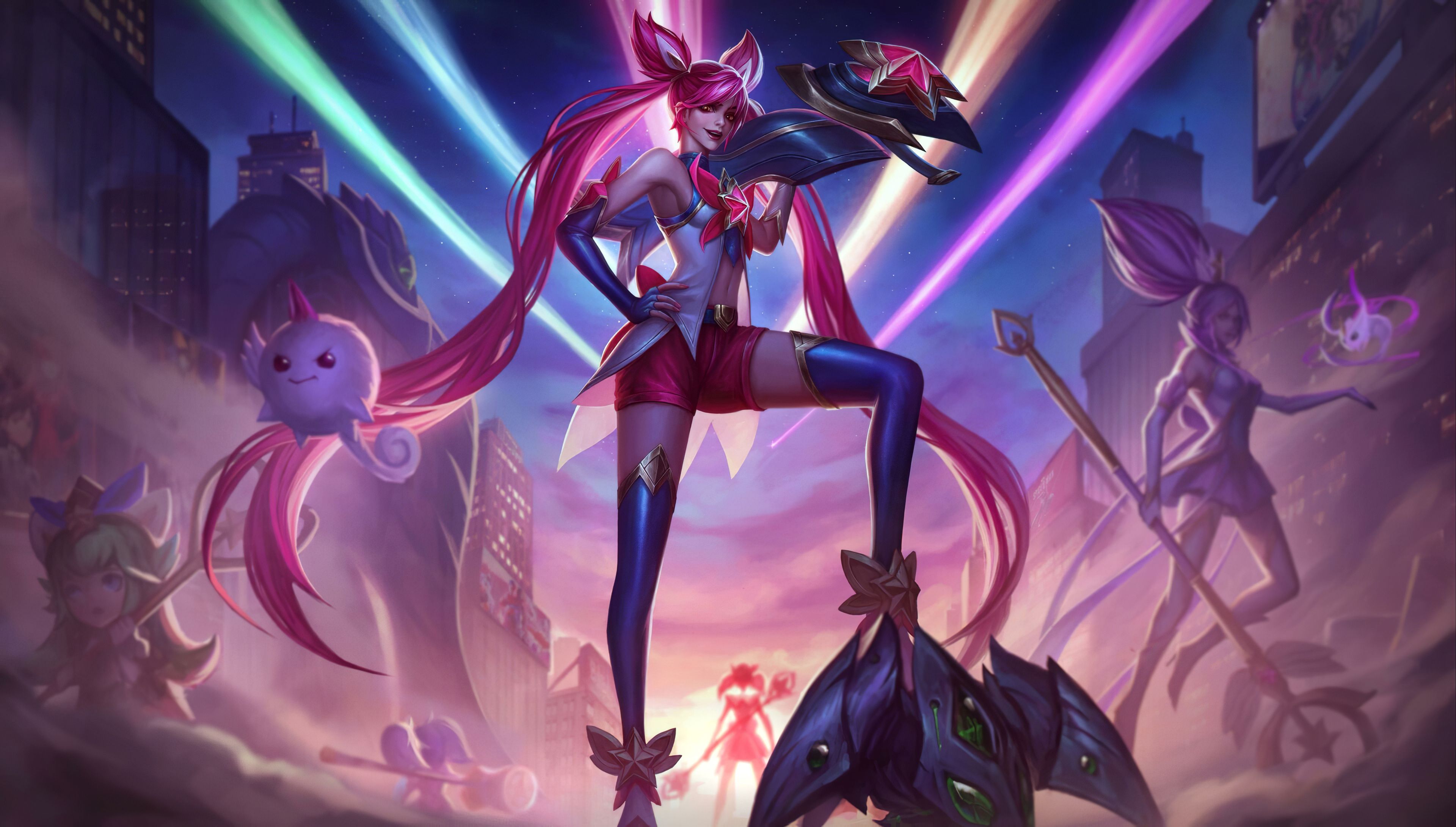 Jinx 4K Art League Of Legends Wallpapers