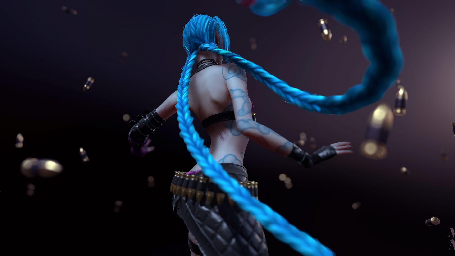 Jinx 4K Art League Of Legends Wallpapers