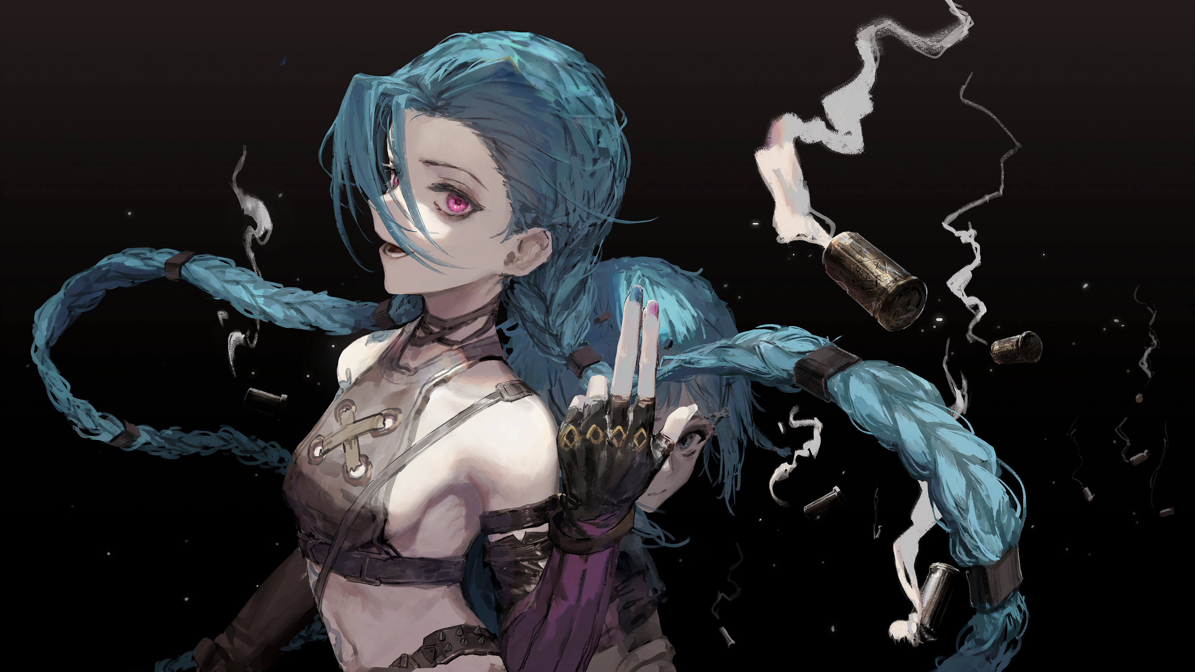 Jinx And Vi Hd League Of Legends Arcane 8K Wallpapers