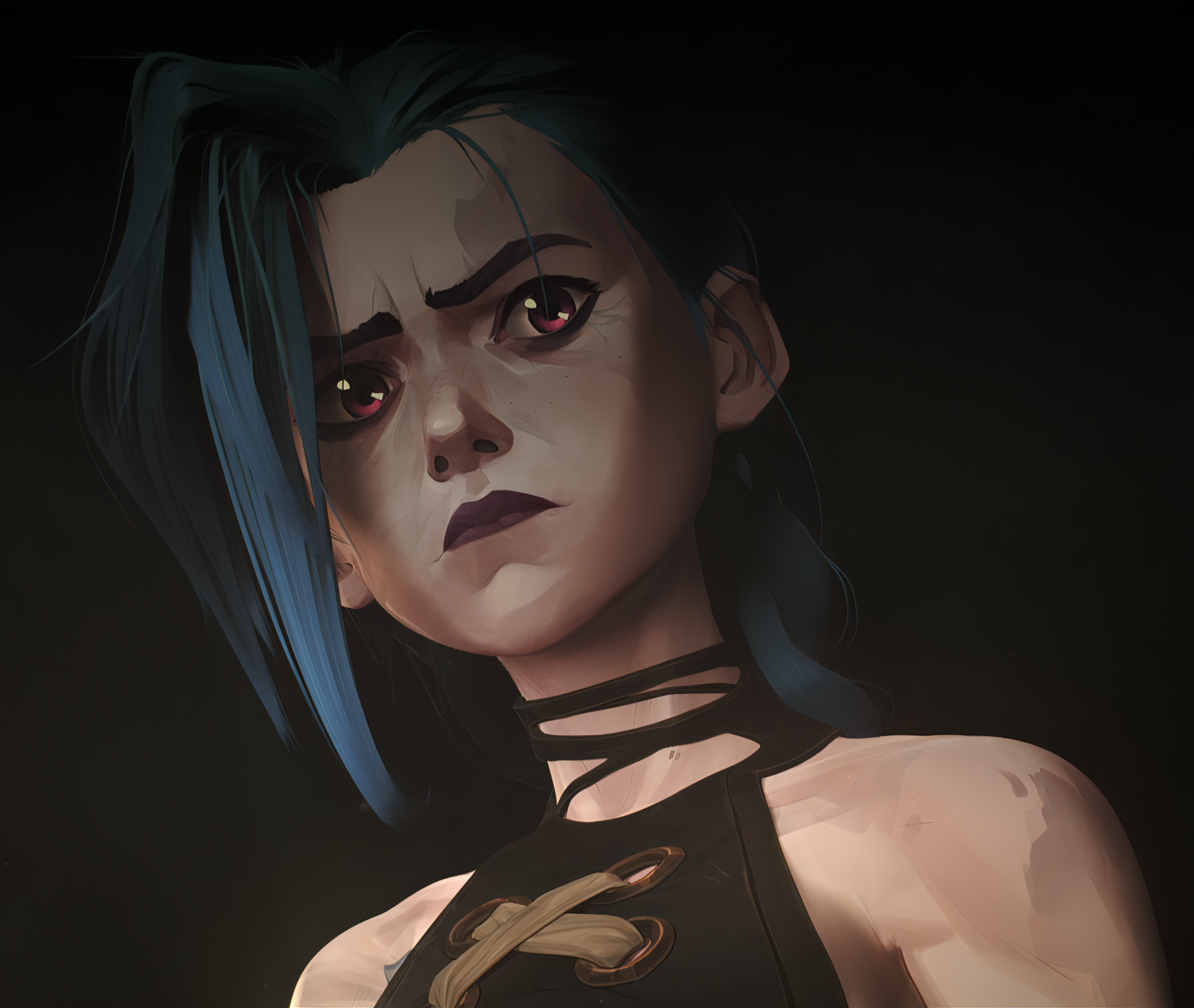 Jinx Cool League Of Legends Arcane Art Wallpapers