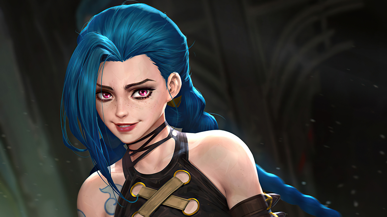 Jinx Cool League Of Legends Arcane Art Wallpapers