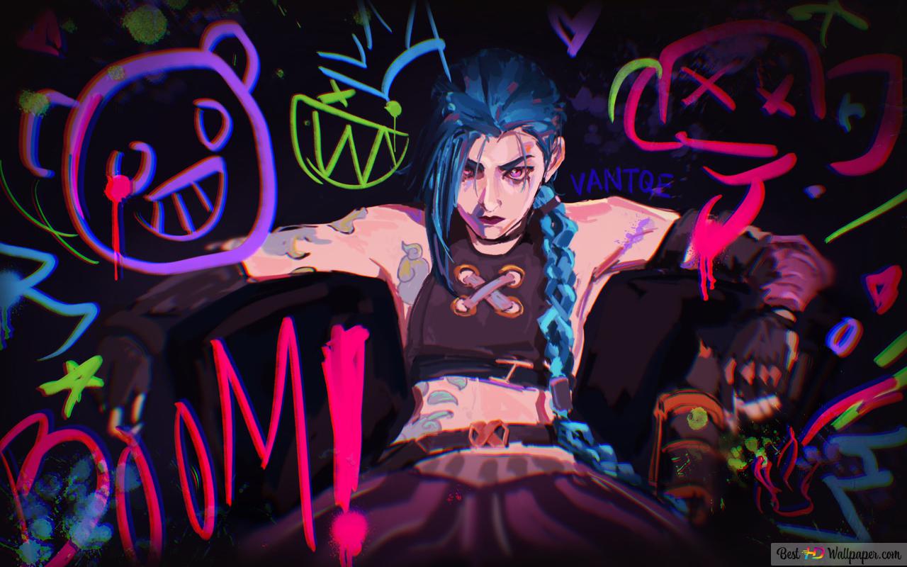 Jinx Hd Arcane League Of Legends Wallpapers