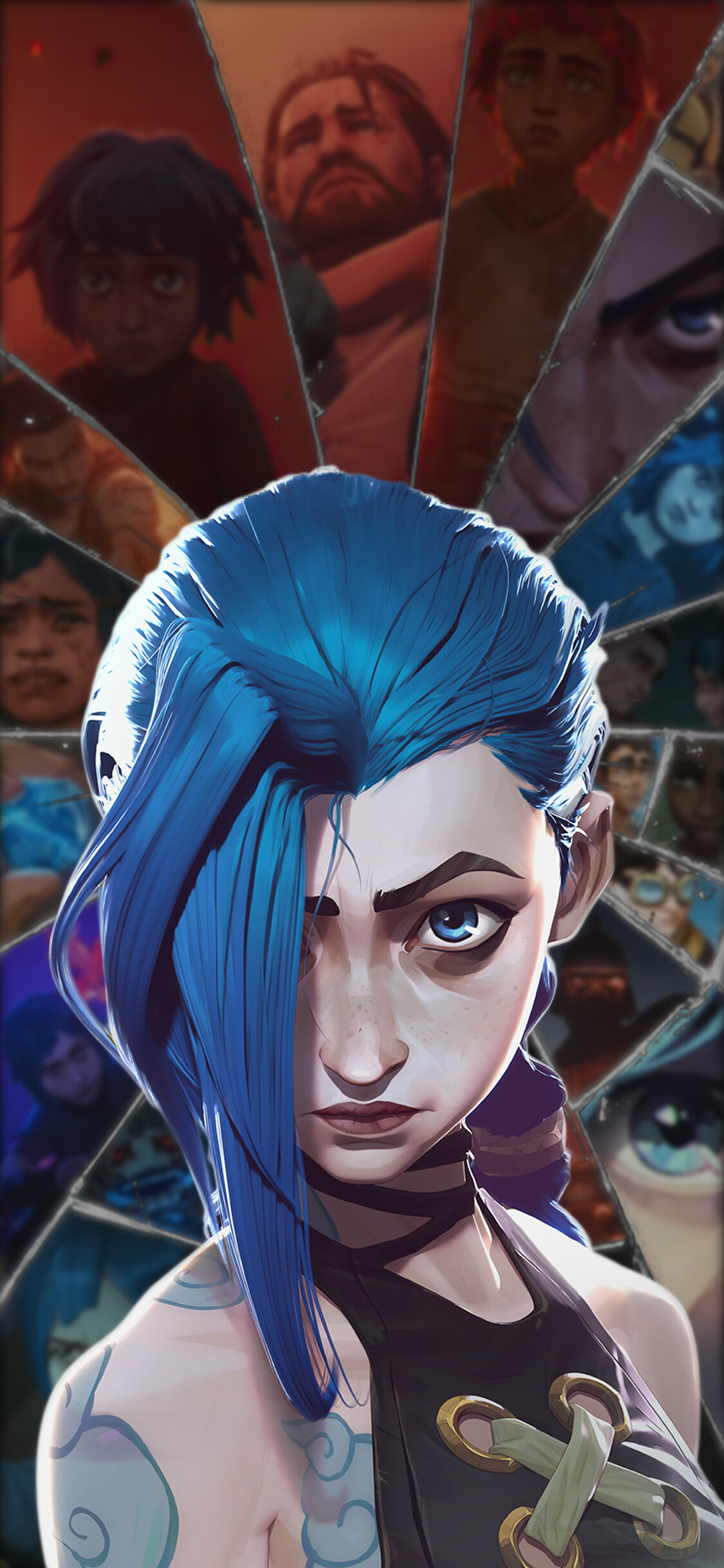 Jinx League Of Legends X Arcane  Art Wallpapers