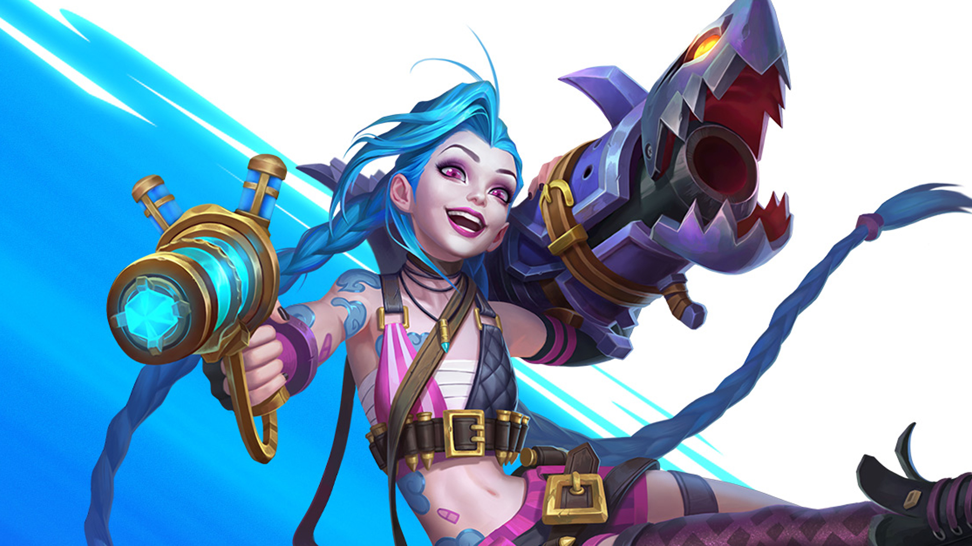 Jinx League Of Legends X Arcane  Art Wallpapers