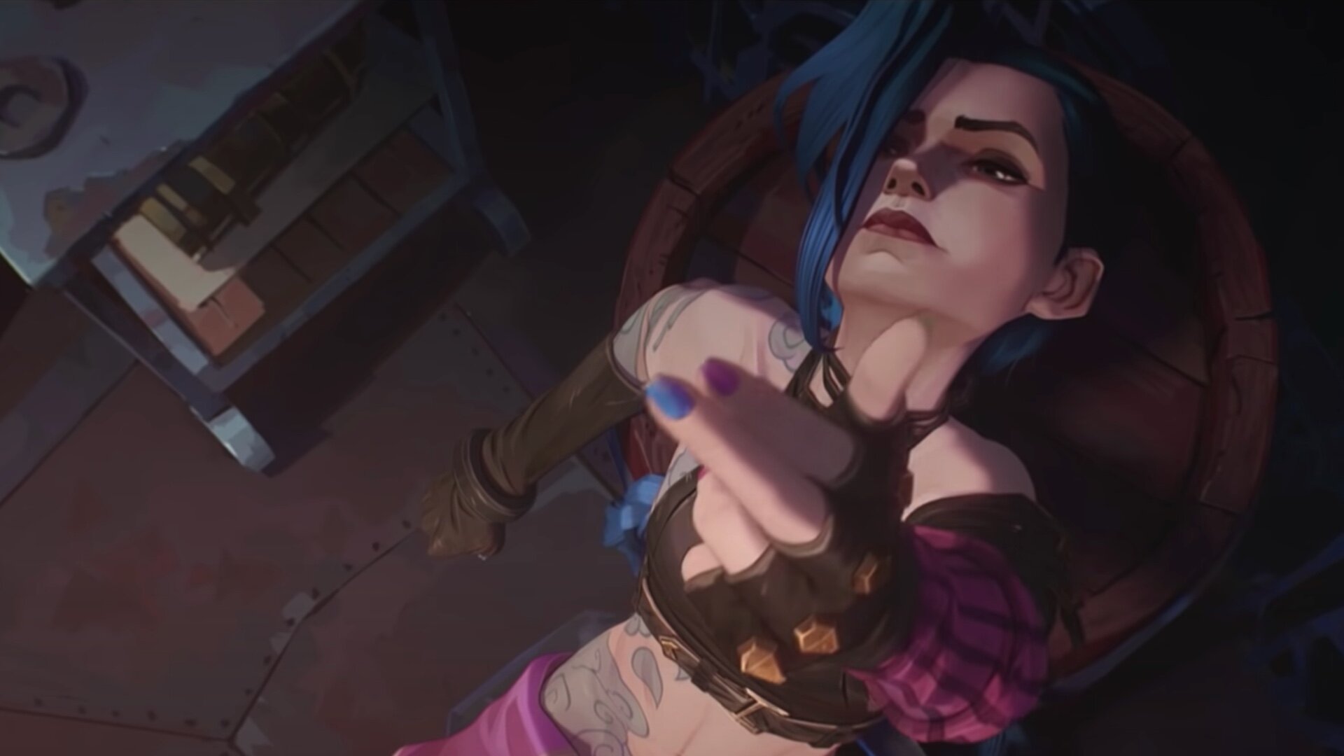 Jinx League Of Legends X Arcane  Art Wallpapers