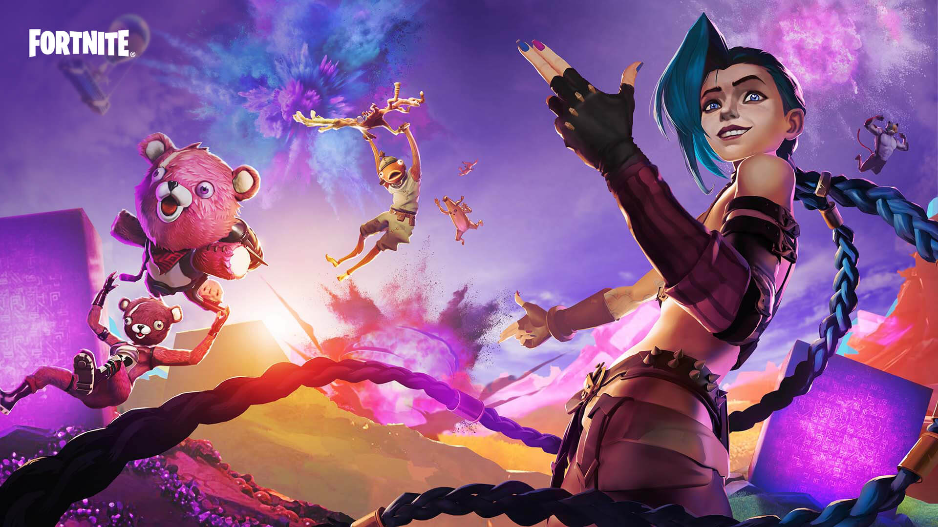 Jinx League Of Legends X Arcane  Art Wallpapers