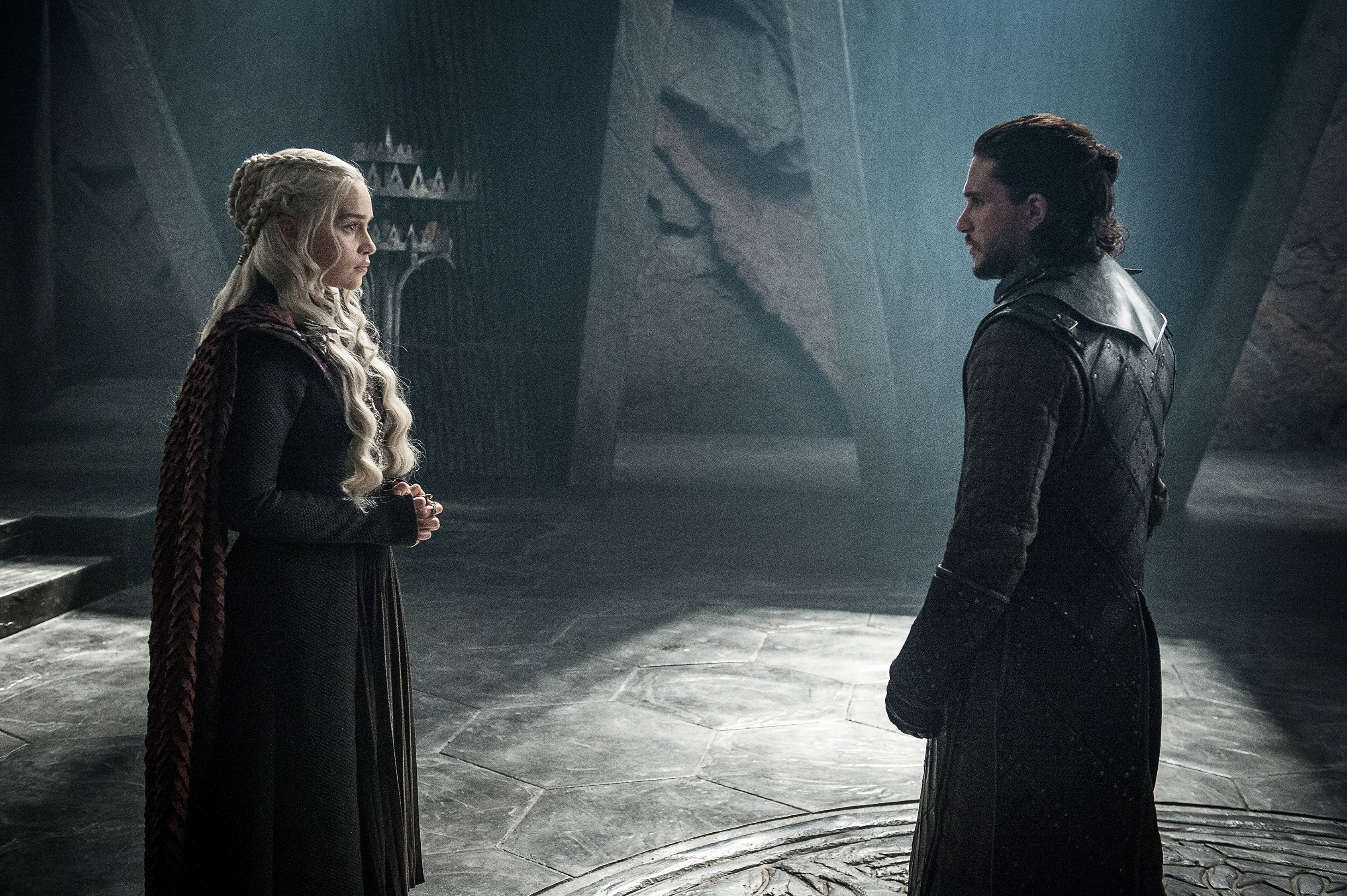 Jon Snow Daenerys Targaryen Last Scene Wallpapers