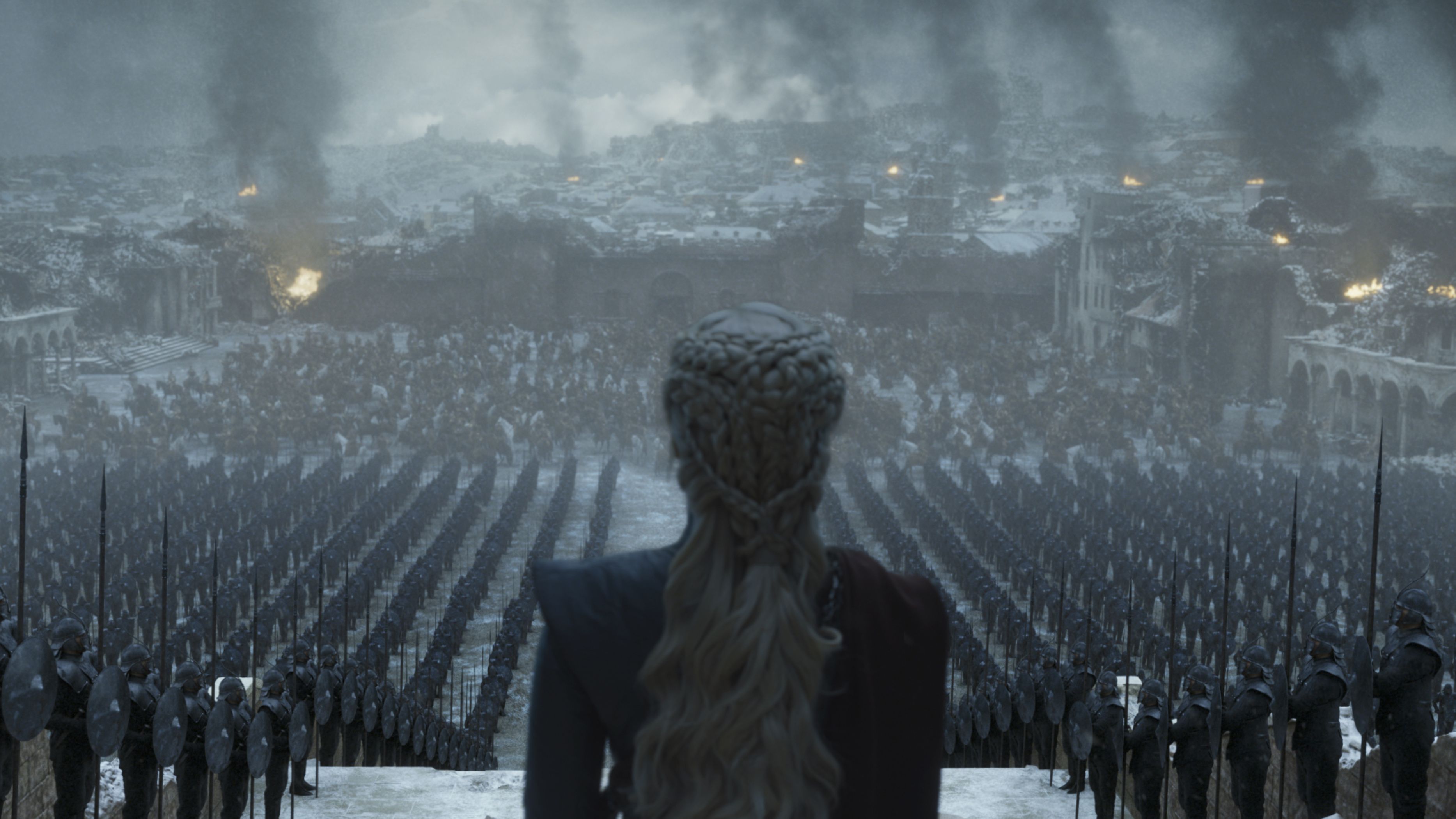 Jon Snow Daenerys Targaryen Last Scene Wallpapers