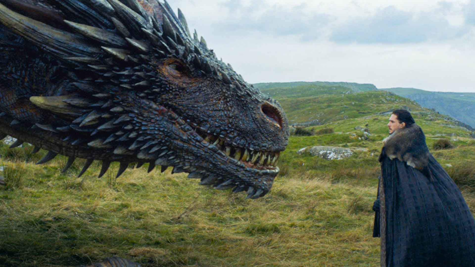 Jon Snow Flying Dragon Image Wallpapers