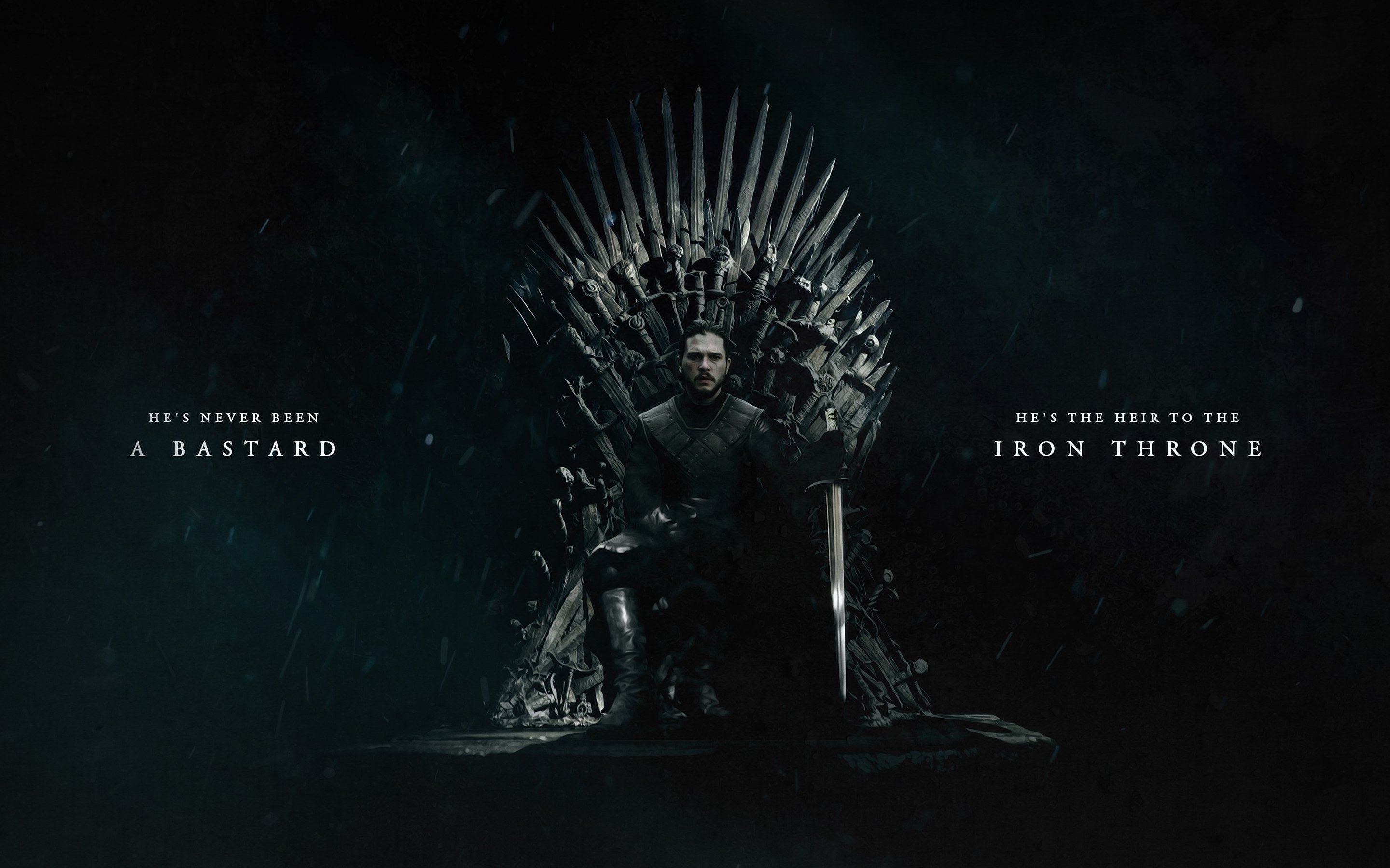 Jon Snow In The Iron Throne Wallpapers
