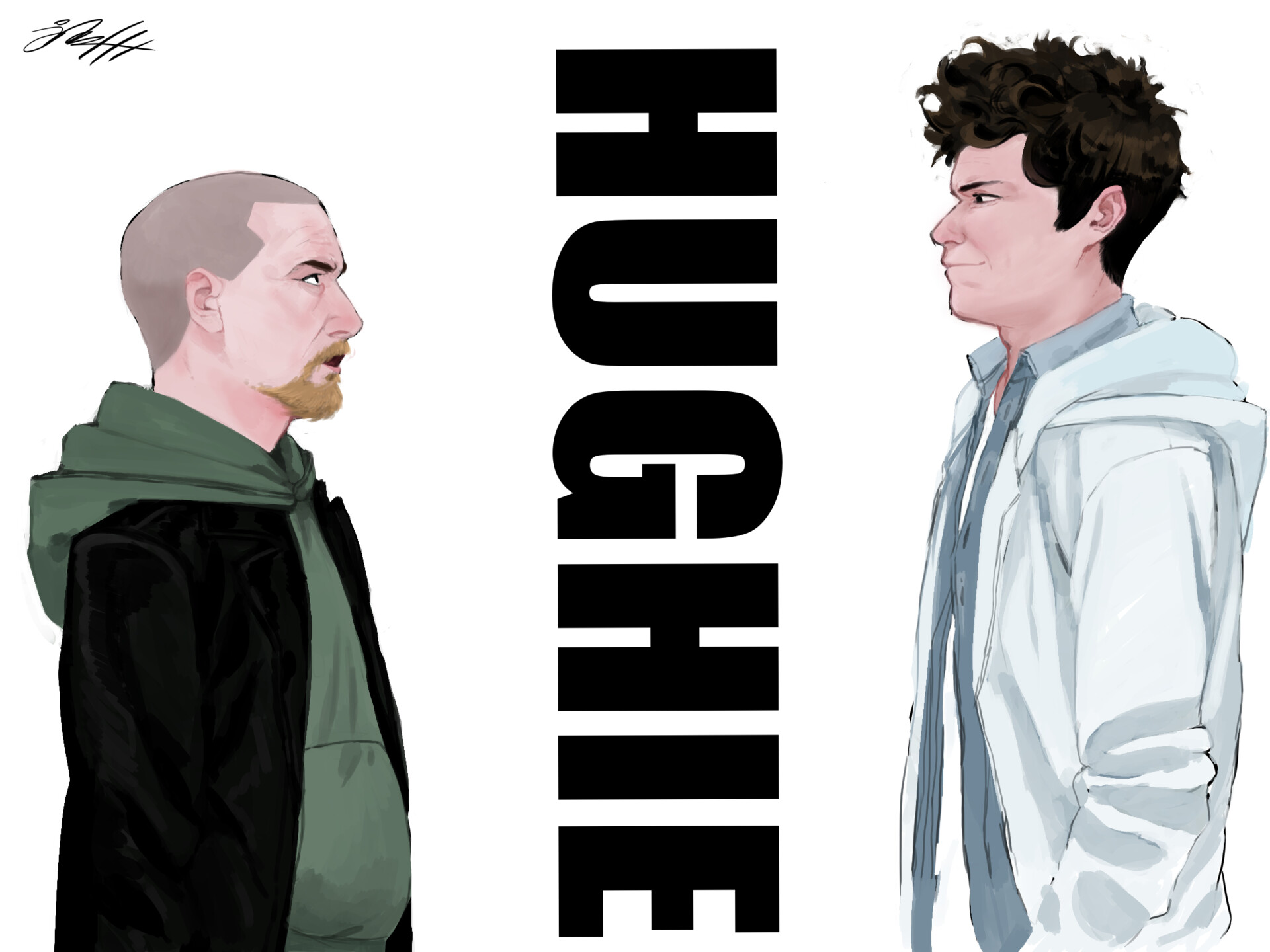 Karl Urban And Hughie Campbell The Boys Wallpapers