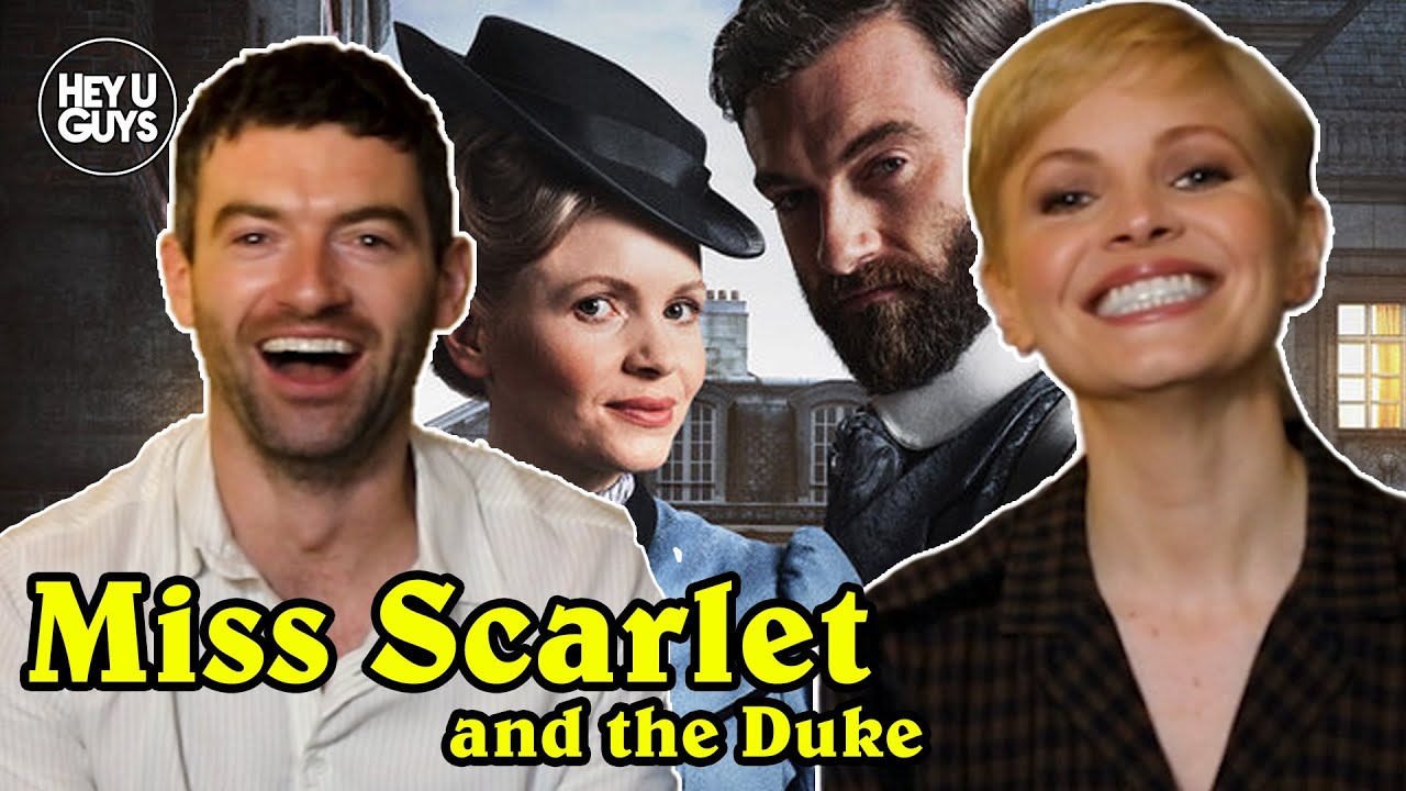 Kate Phillips And Stuart Martin In Miss Scarlet And The Duke Wallpapers