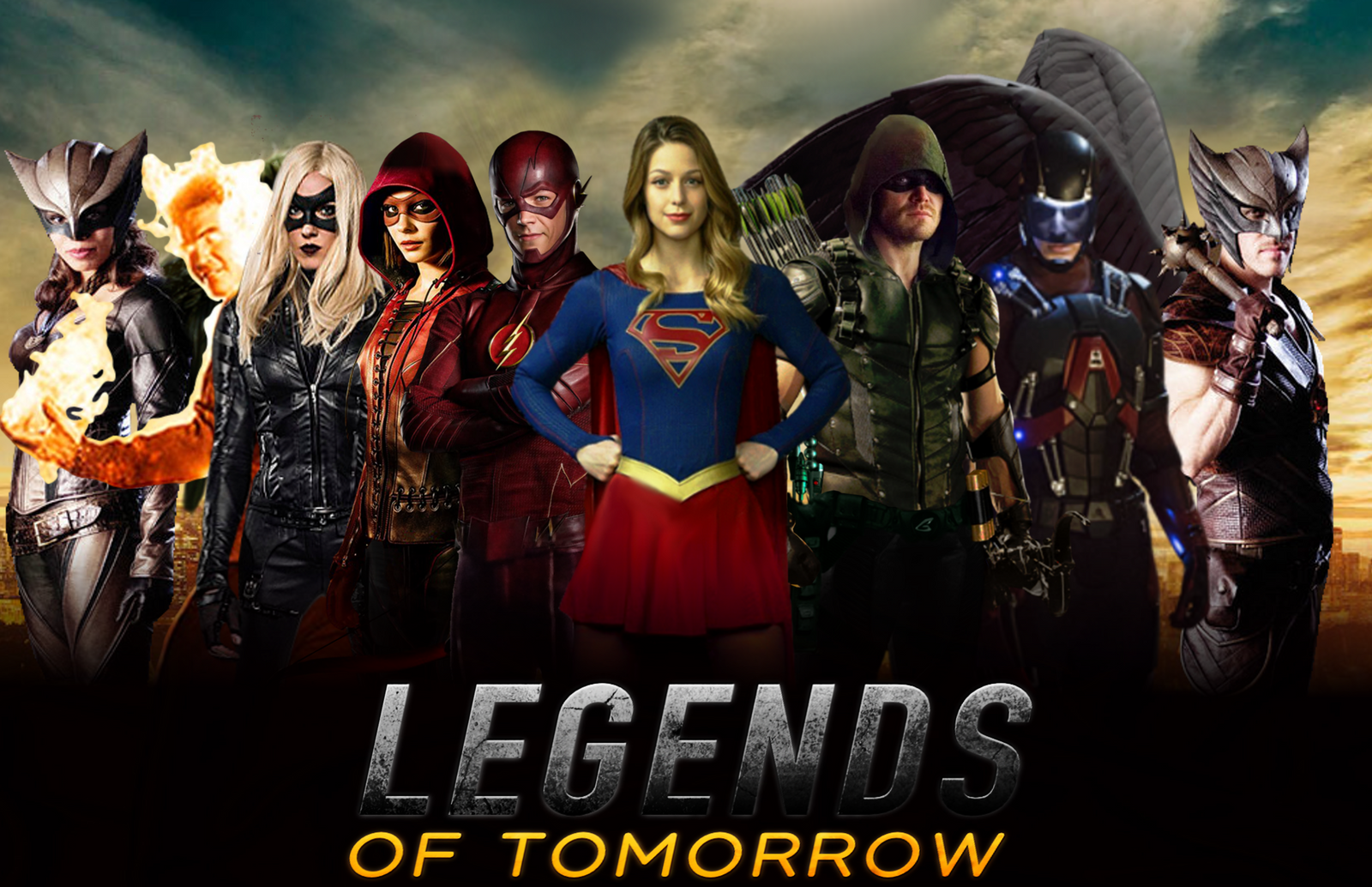 Legends Of Tomorrow Flash Arrow Supergirl Wallpapers