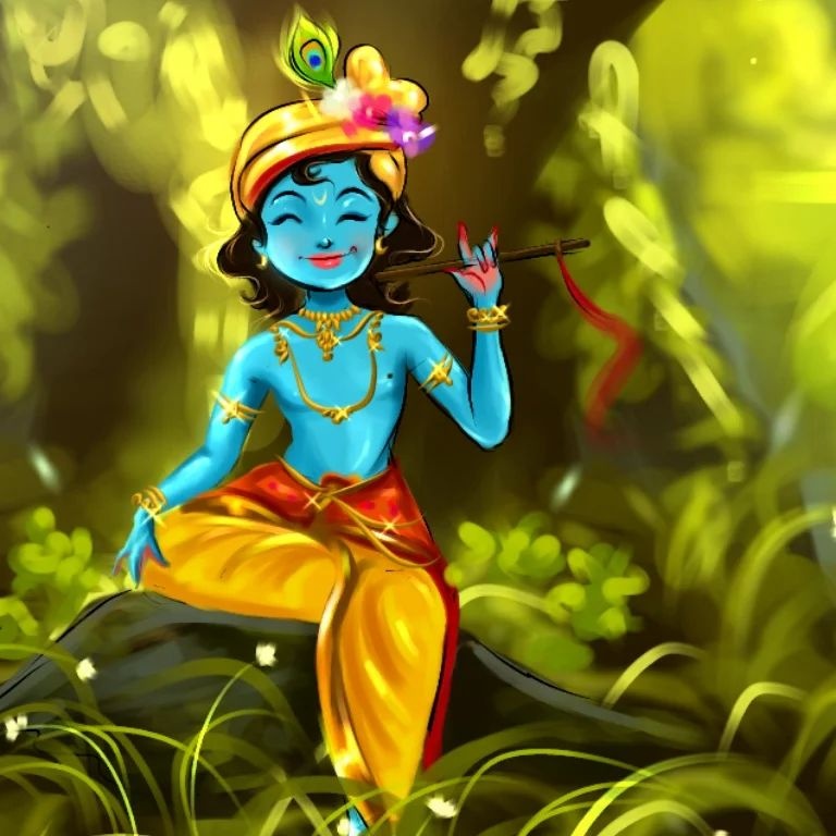 Little Krishna Wallpapers