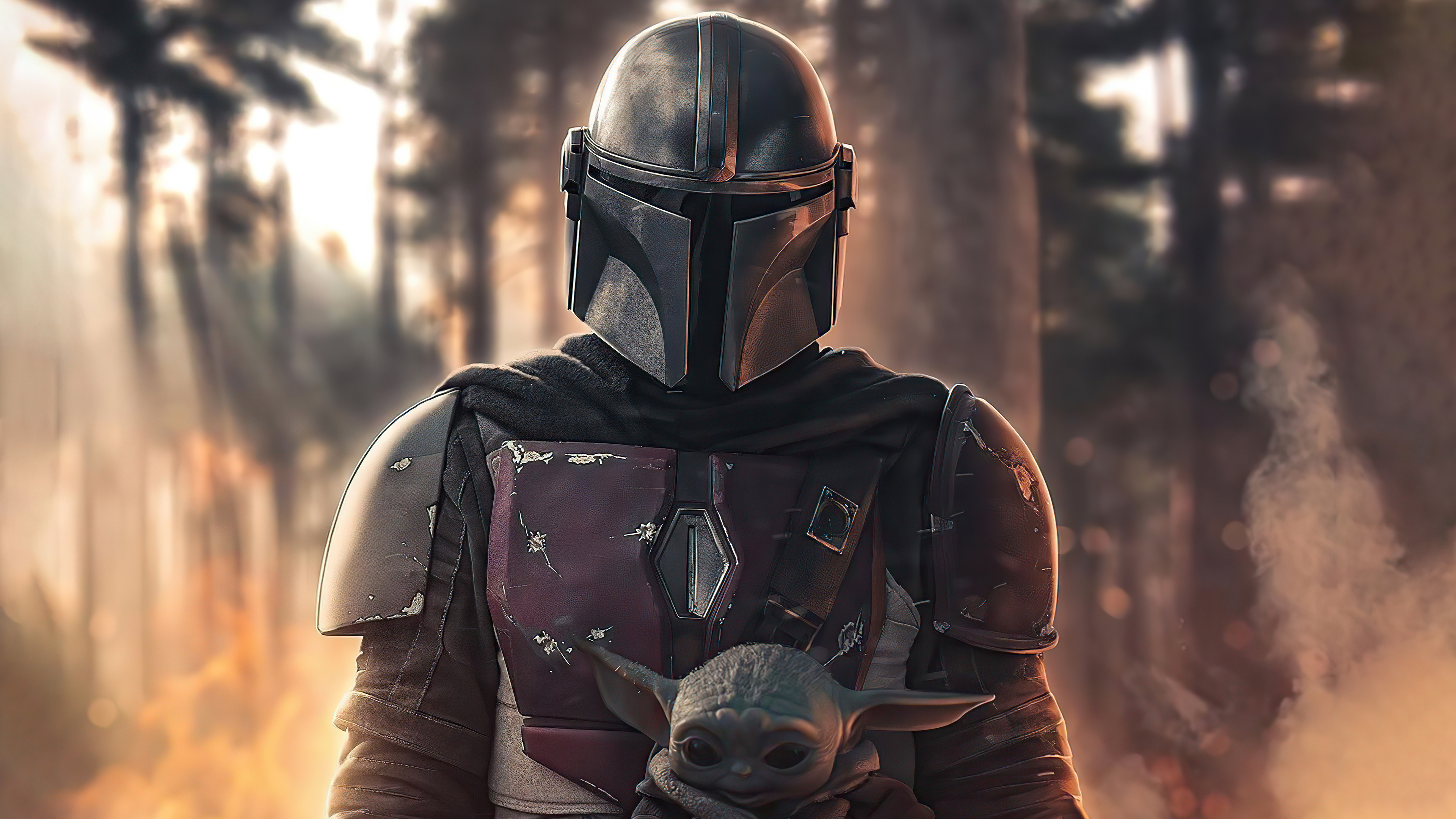 Mandalorian 4K Baby Yoda Wallpapers