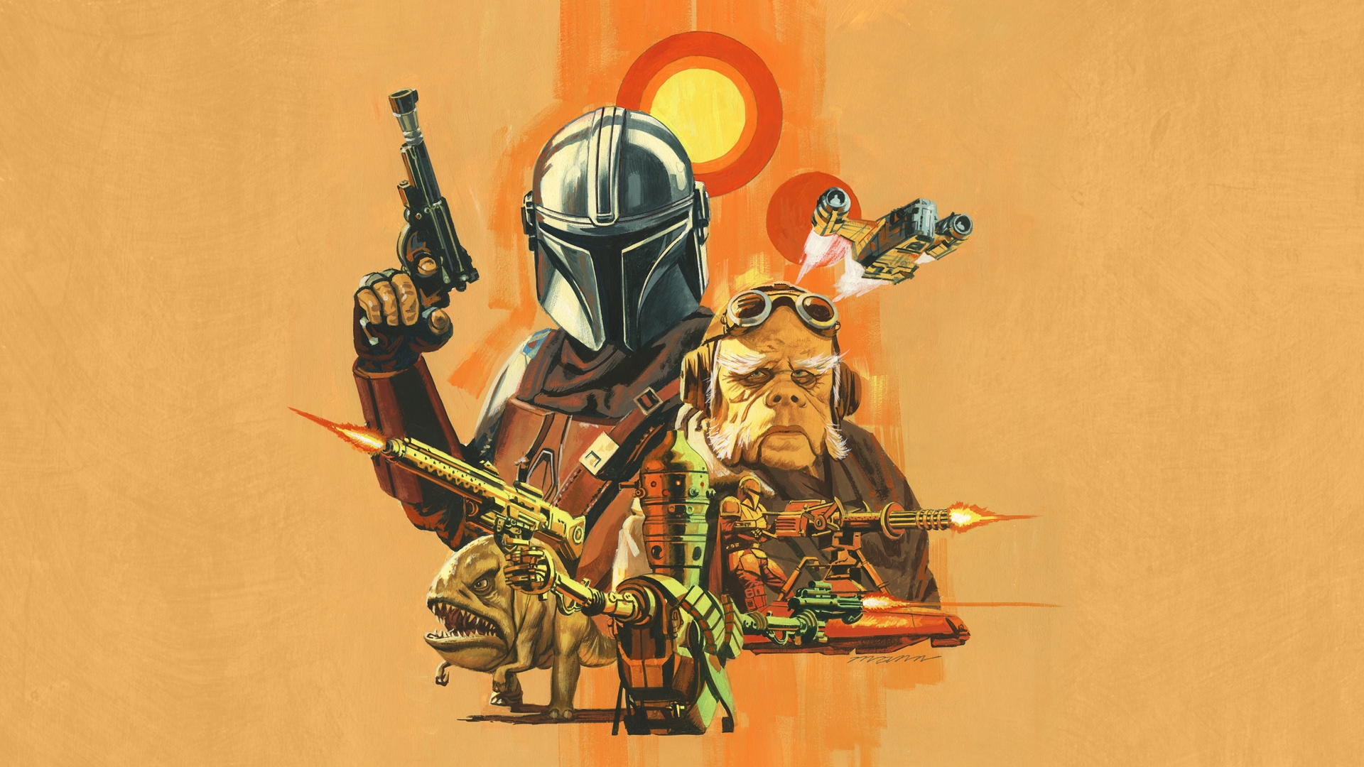 Mandalorian Art Wallpapers