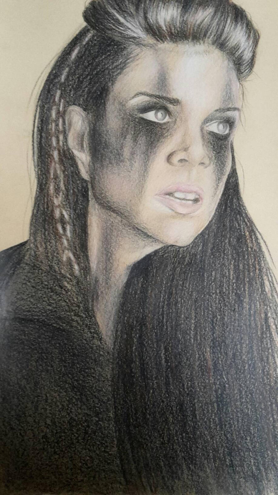 Marie Avgeropoulos As Octavia Blake In The 100 Wallpapers