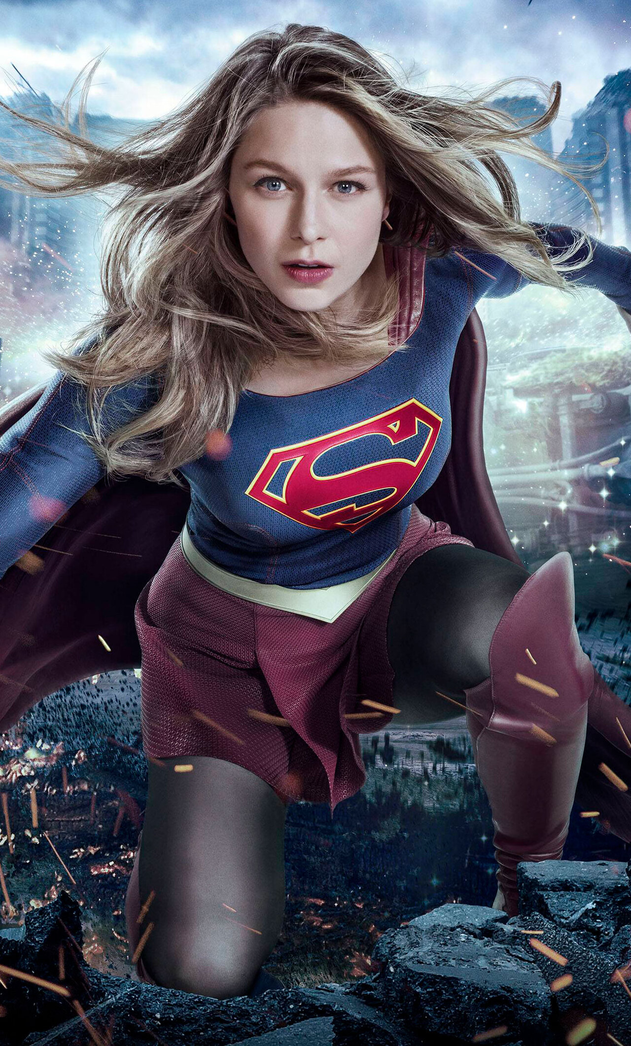 Melissa Benoist As Supergirl Wallpapers