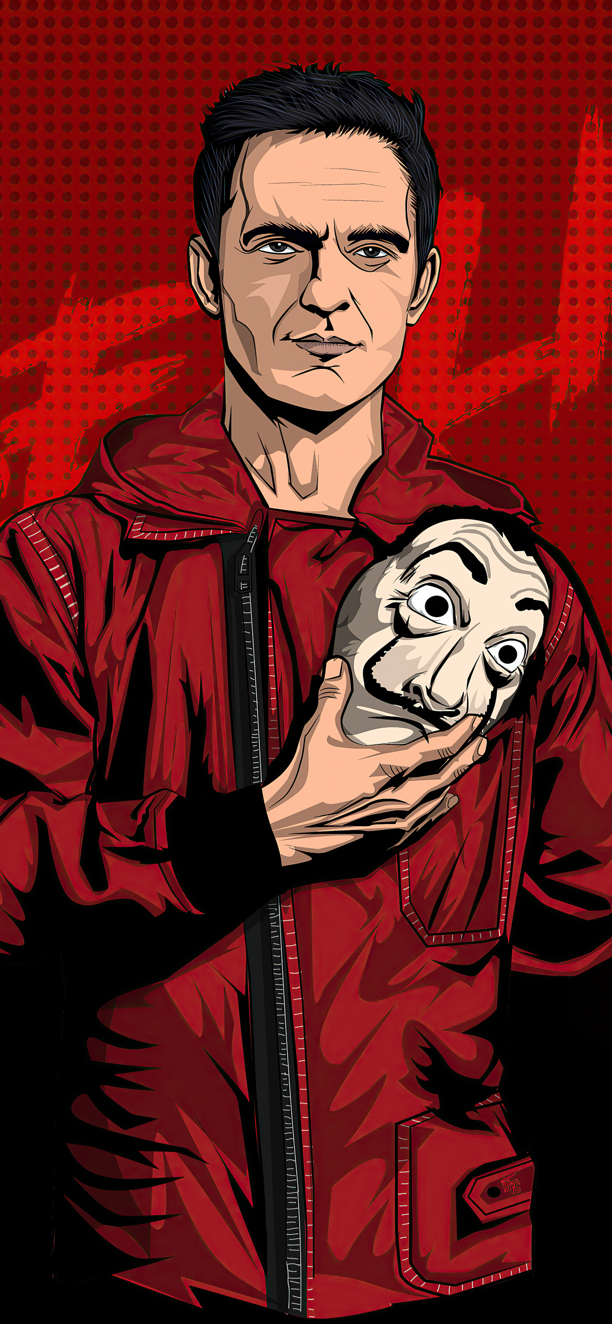 Money Heist Mask Wallpapers