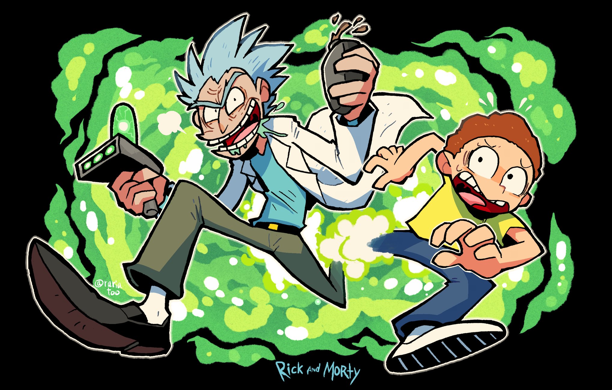Morty Smith And Rick Sanchez Fanart Wallpapers