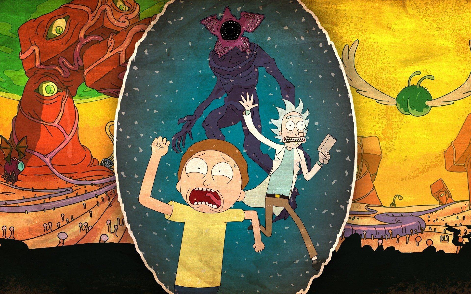 Morty Smith Rick Sanchez 4K Art Wallpapers