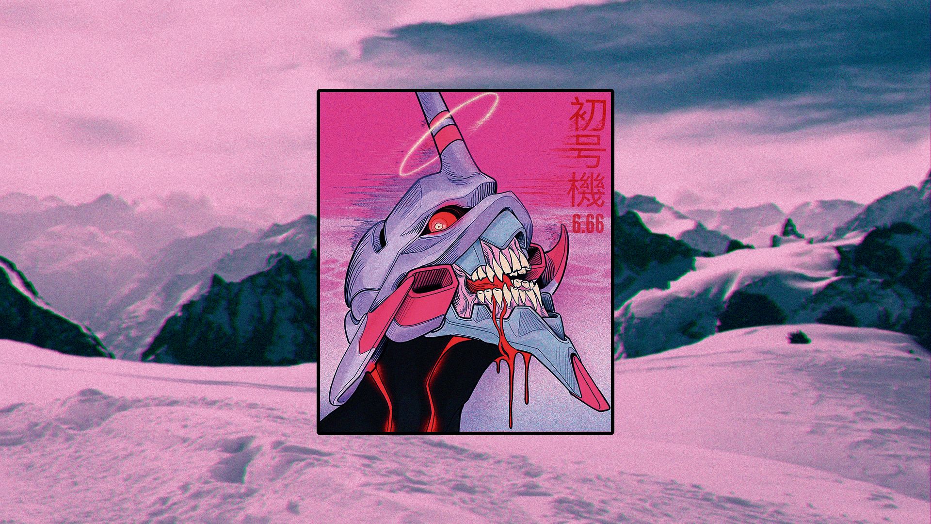 Neon Genesis Evangelion Vaporwave Wallpapers