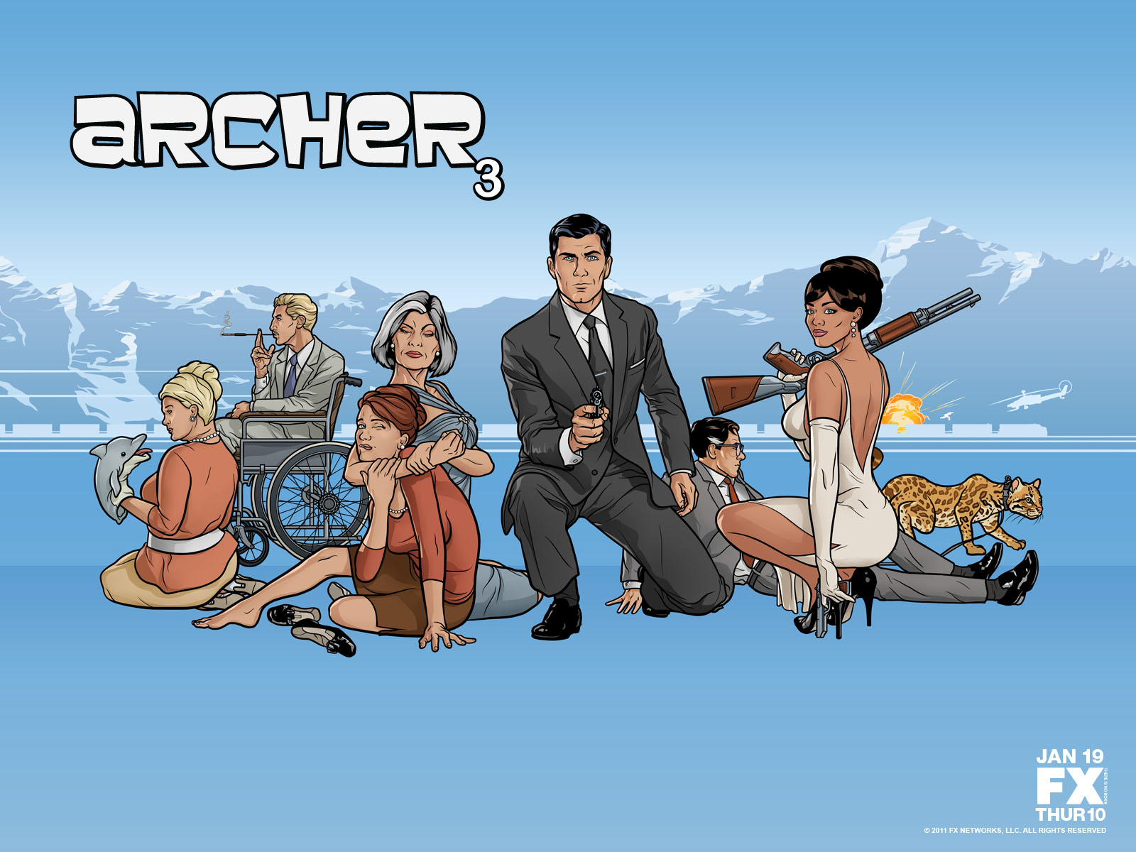 Netflix Archer Season 12 Wallpapers