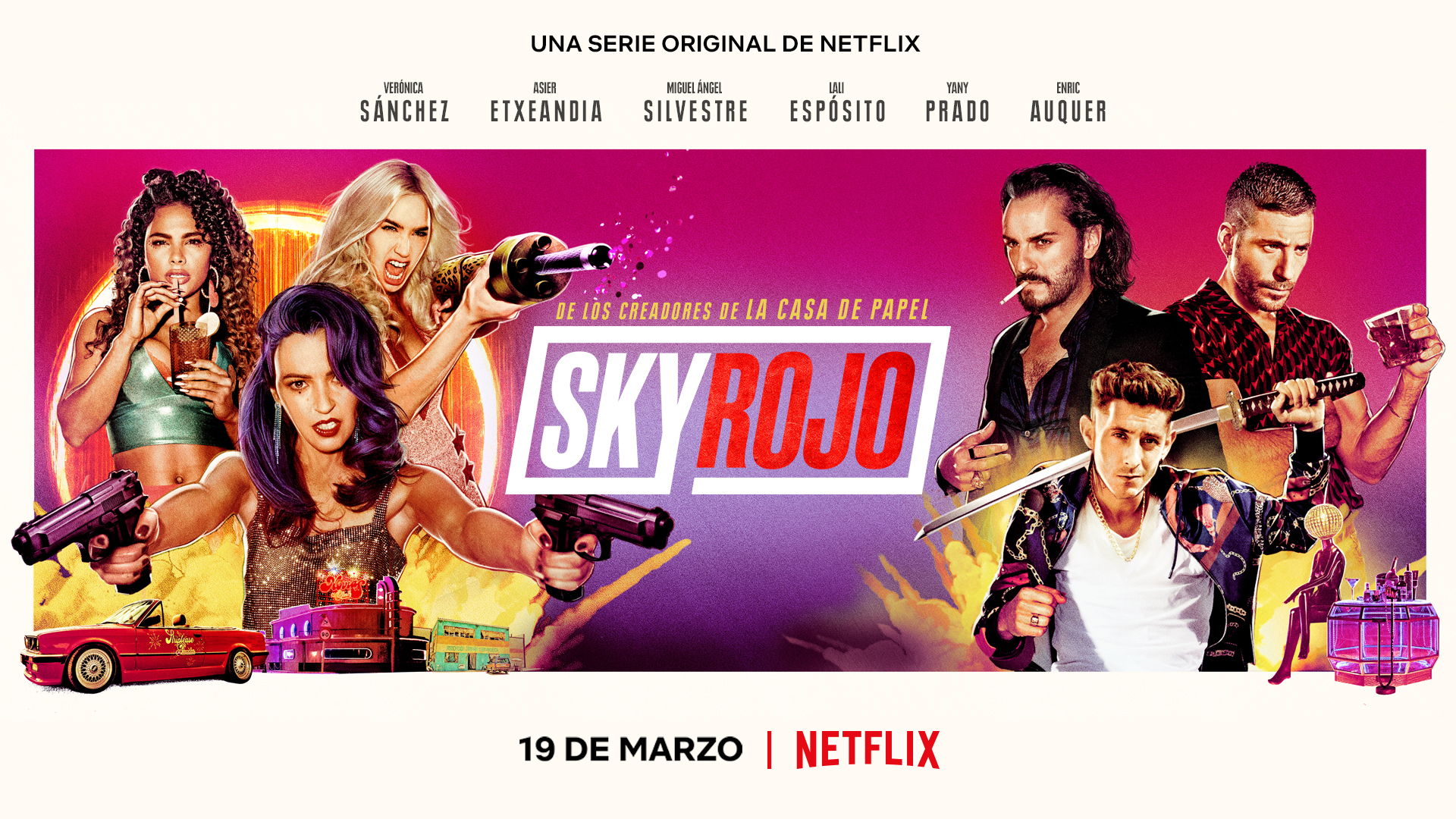 Netflix Sky Rojo Wallpapers